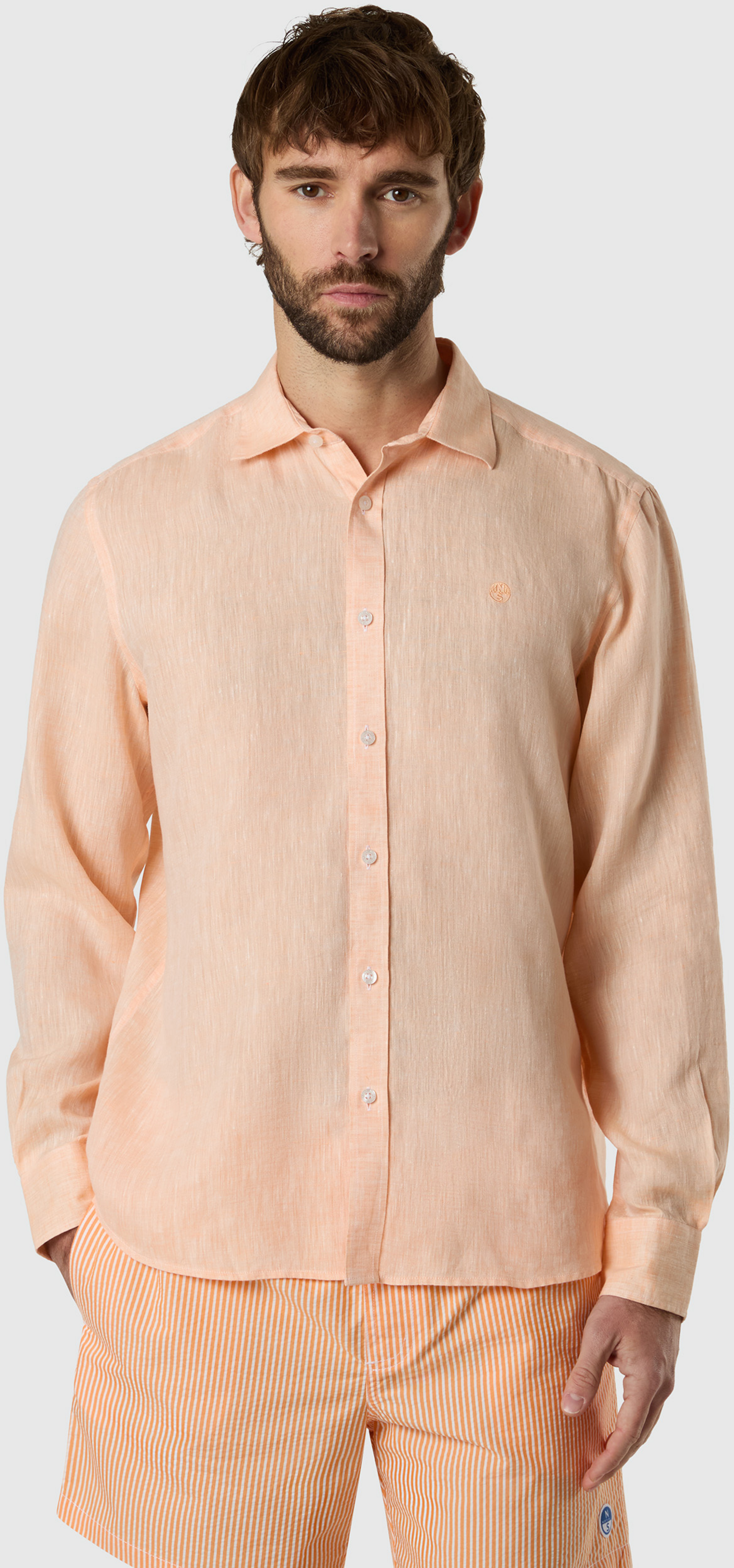 NORTH SAILS, North Sails Linen Shirt Long-sleeved