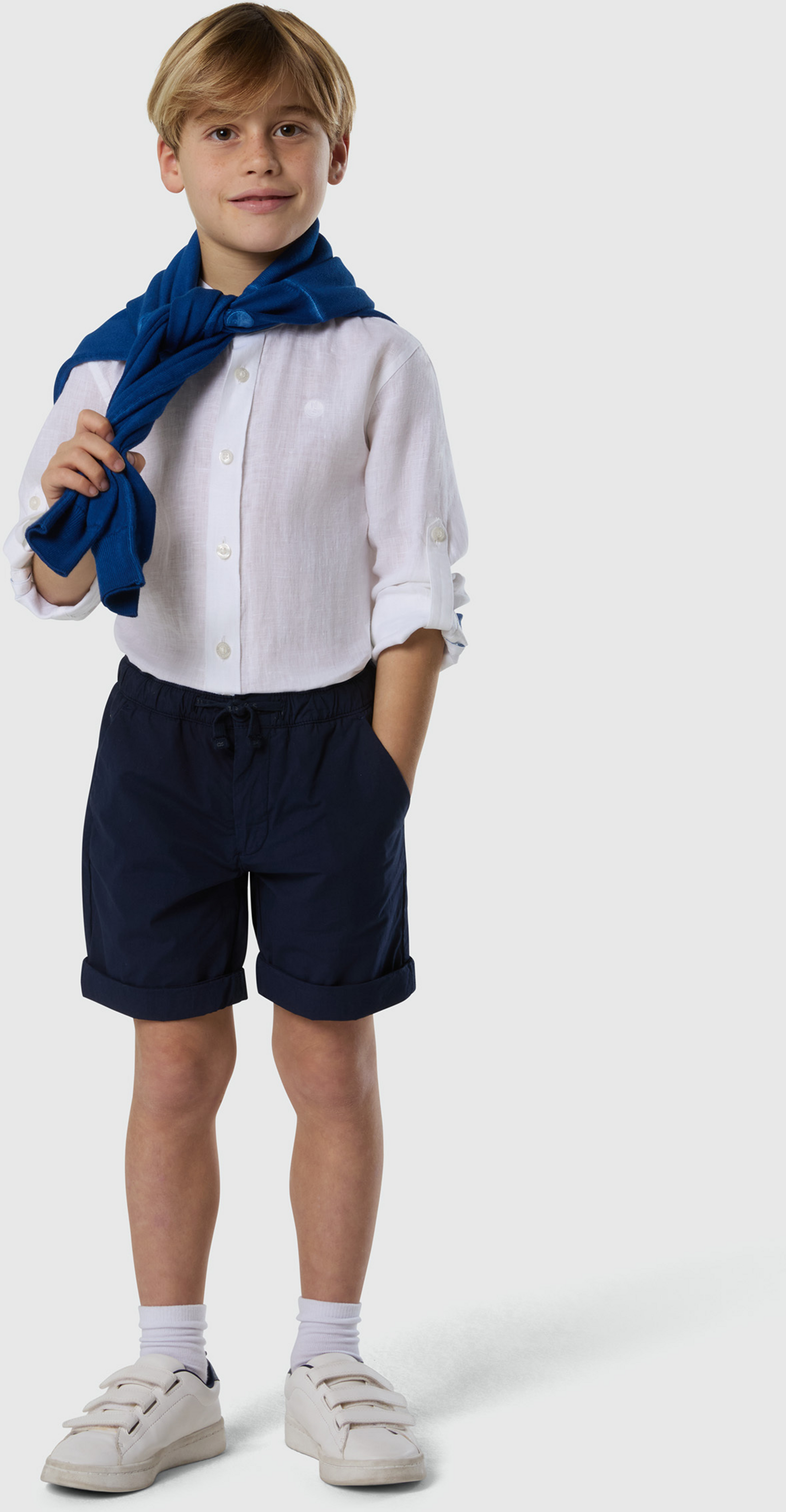 NORTH SAILS, North Sails Linen Shirt Mandarin Collar