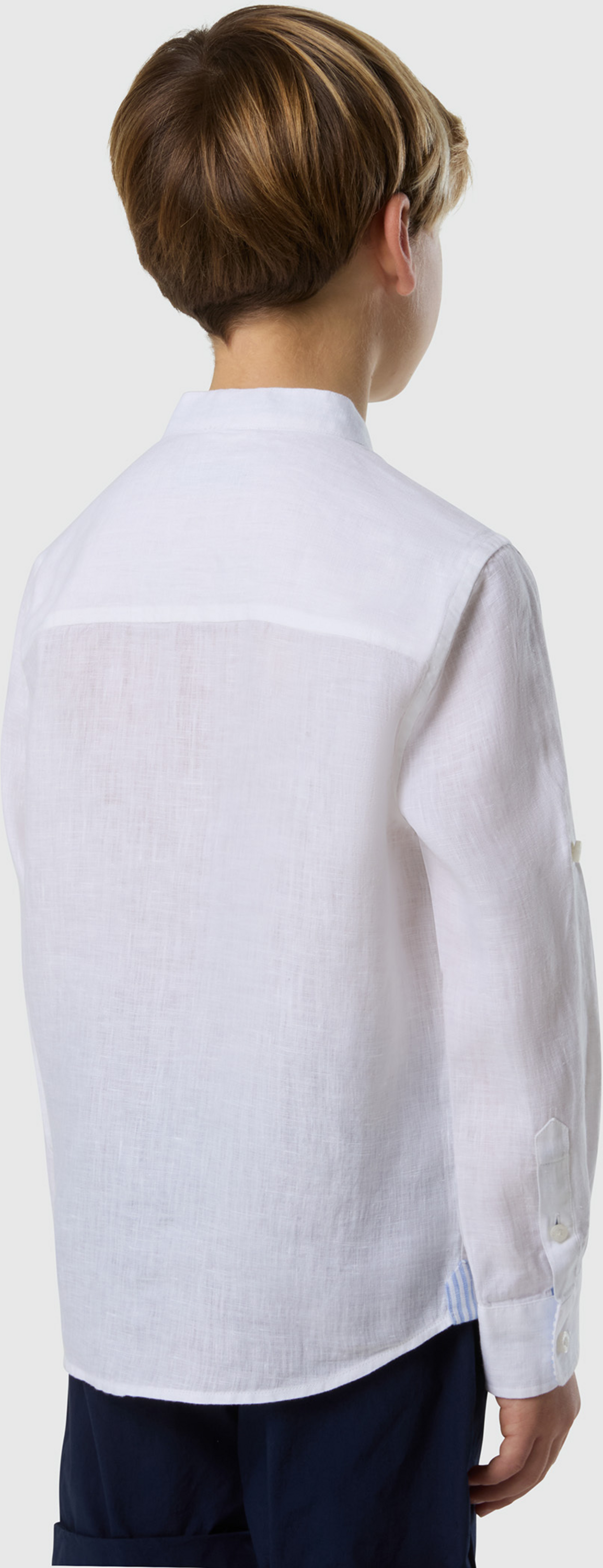 NORTH SAILS, North Sails Linen Shirt Mandarin Collar