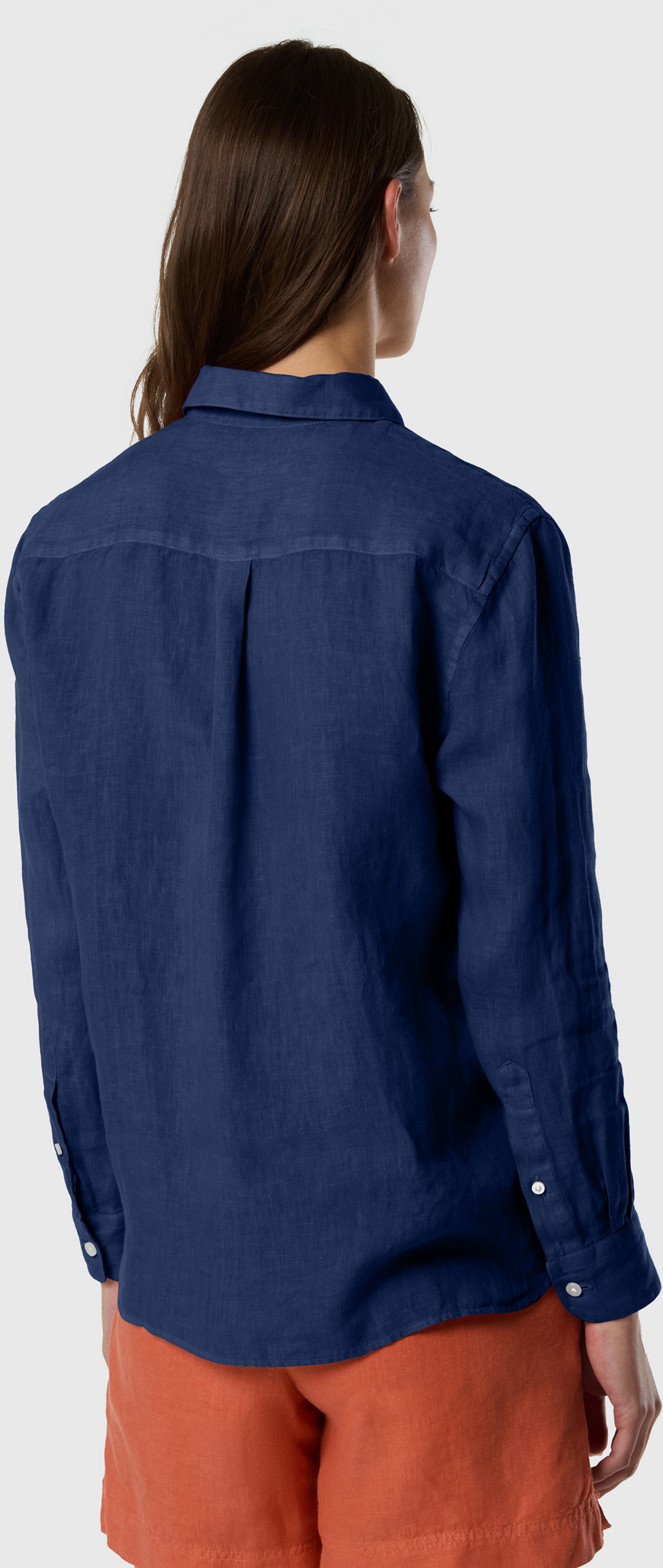 NORTH SAILS, North Sails Linen Shirt With Embroidered Logo