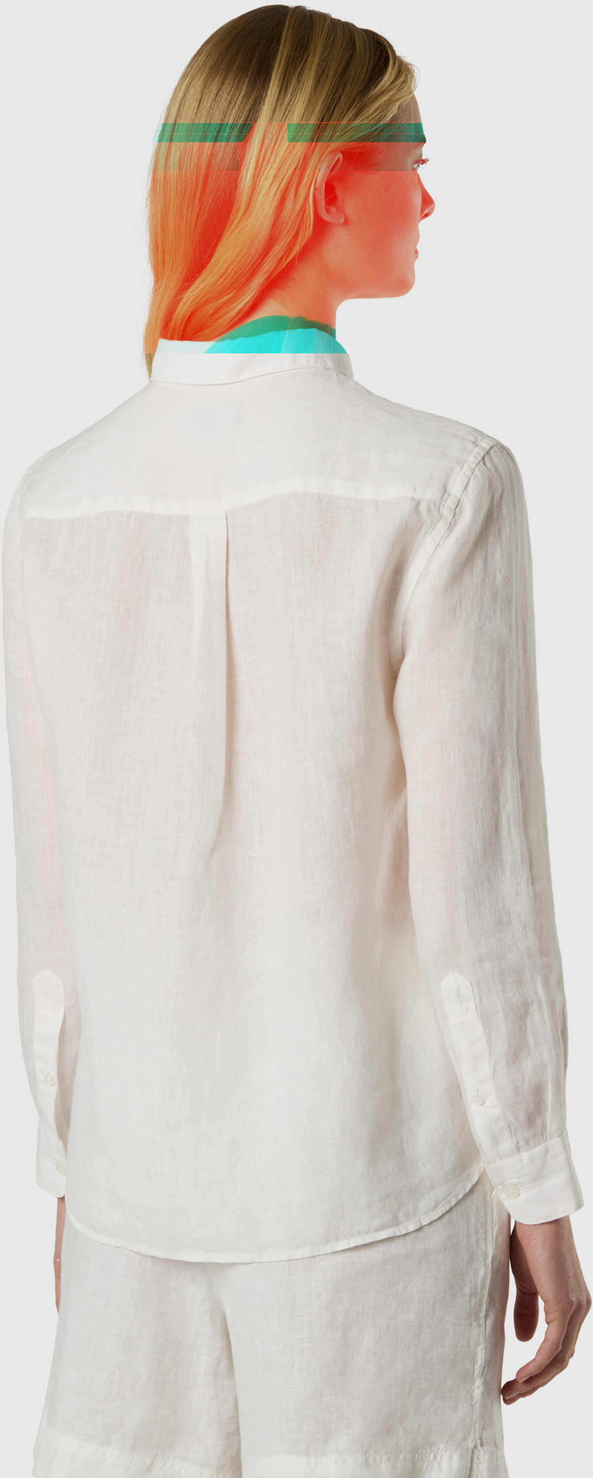 NORTH SAILS, North Sails Linen Shirt With Embroidered Logo
