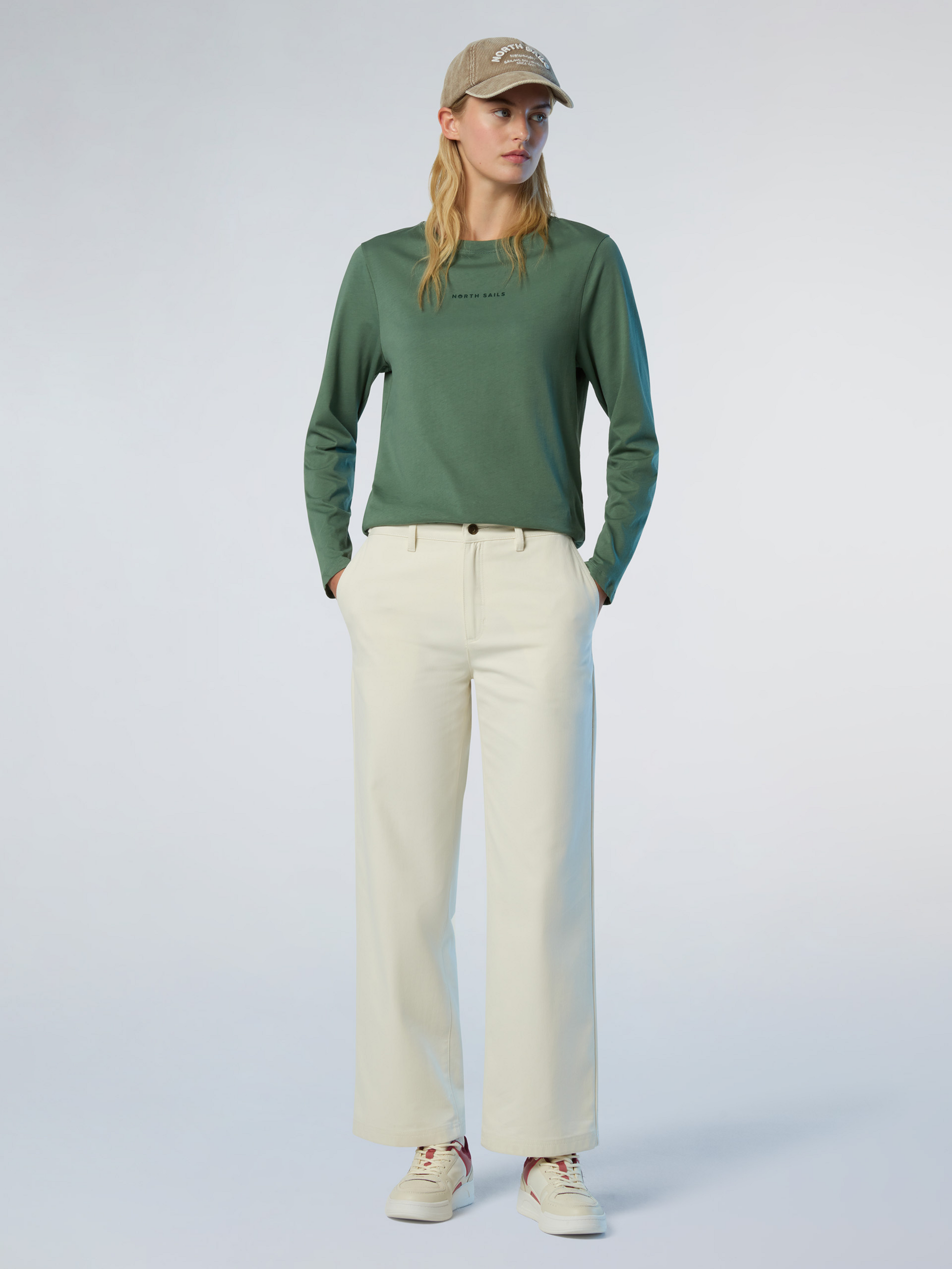 NORTH SAILS, North Sails Long-sleeved T-shirt With Raised Logo