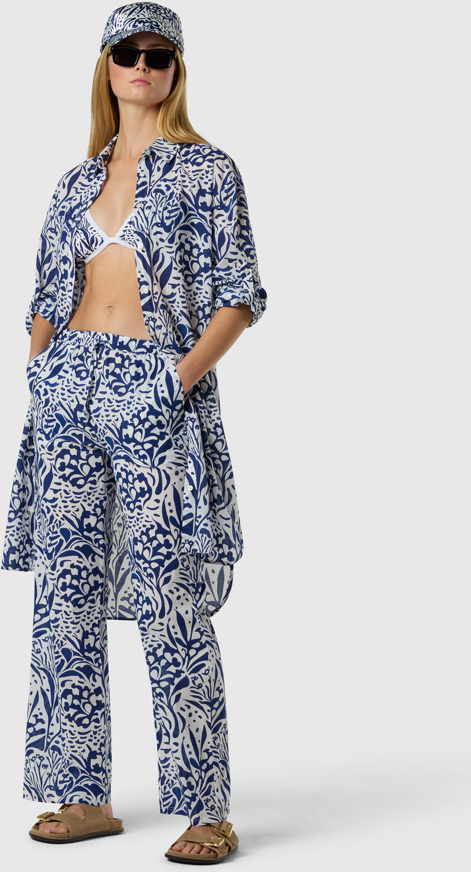 NORTH SAILS, North Sails Muslin Dress With Coral Print