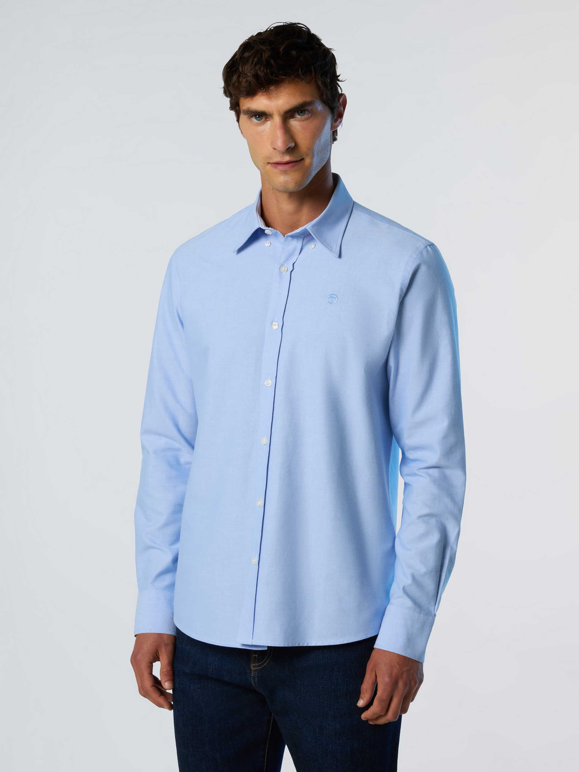 NORTH SAILS, North Sails Oxford Shirt With Embroidered Logo