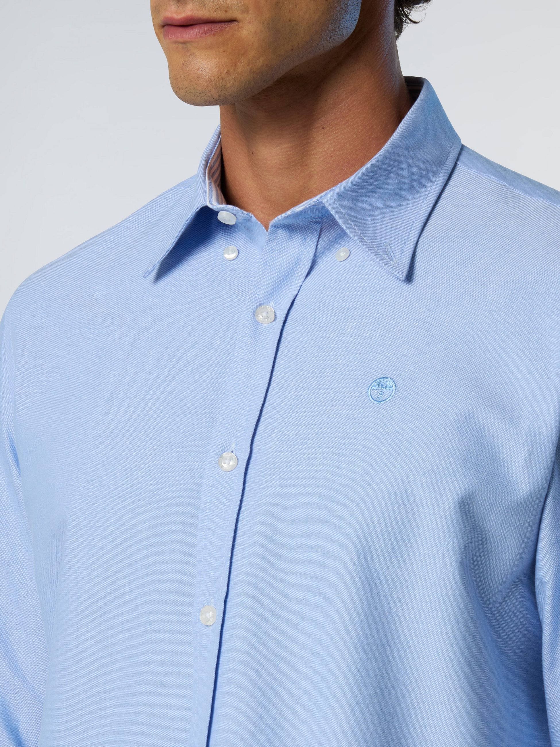 NORTH SAILS, North Sails Oxford Shirt With Embroidered Logo