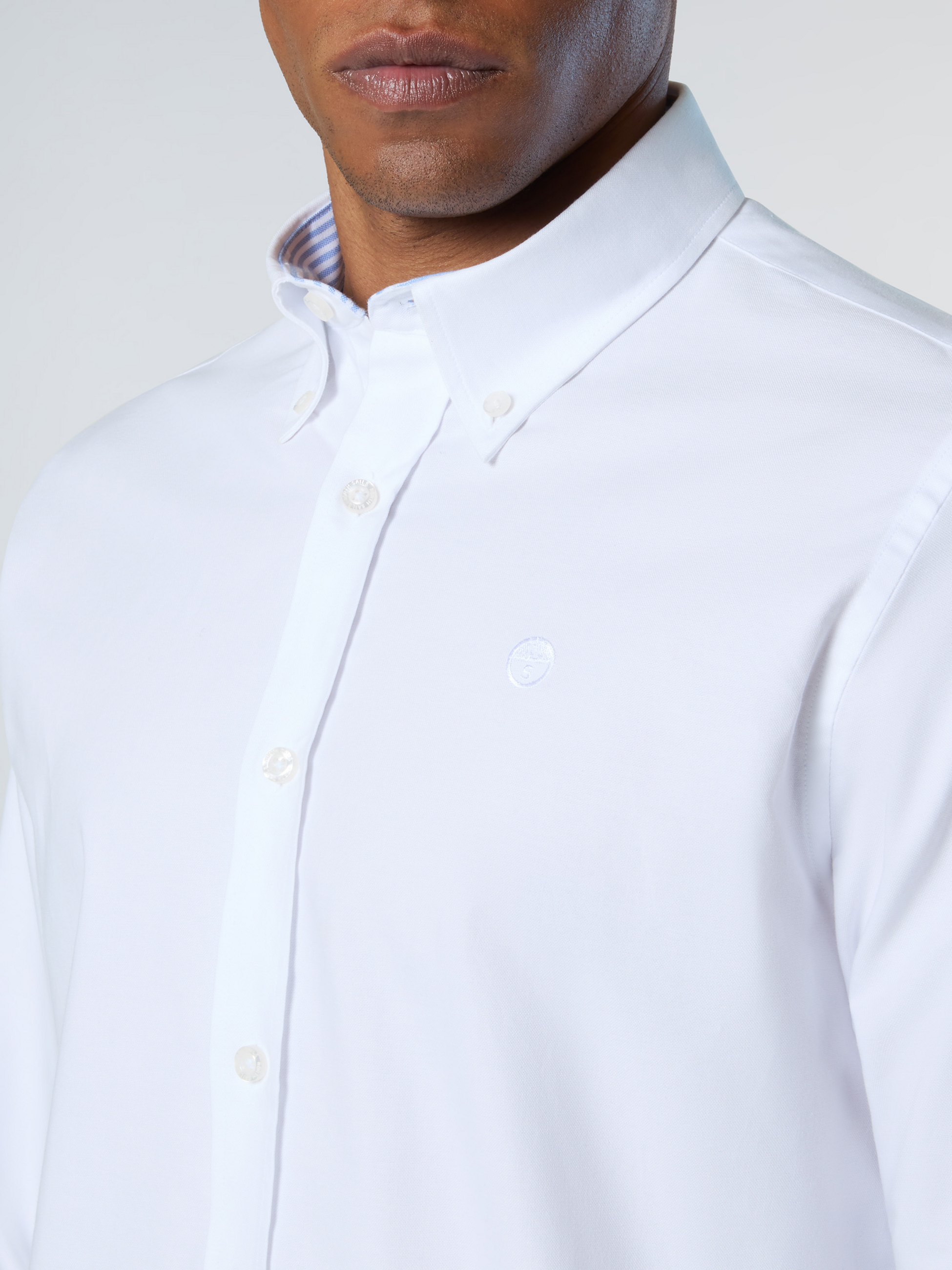 NORTH SAILS, North Sails Oxford Shirt With Embroidered Logo