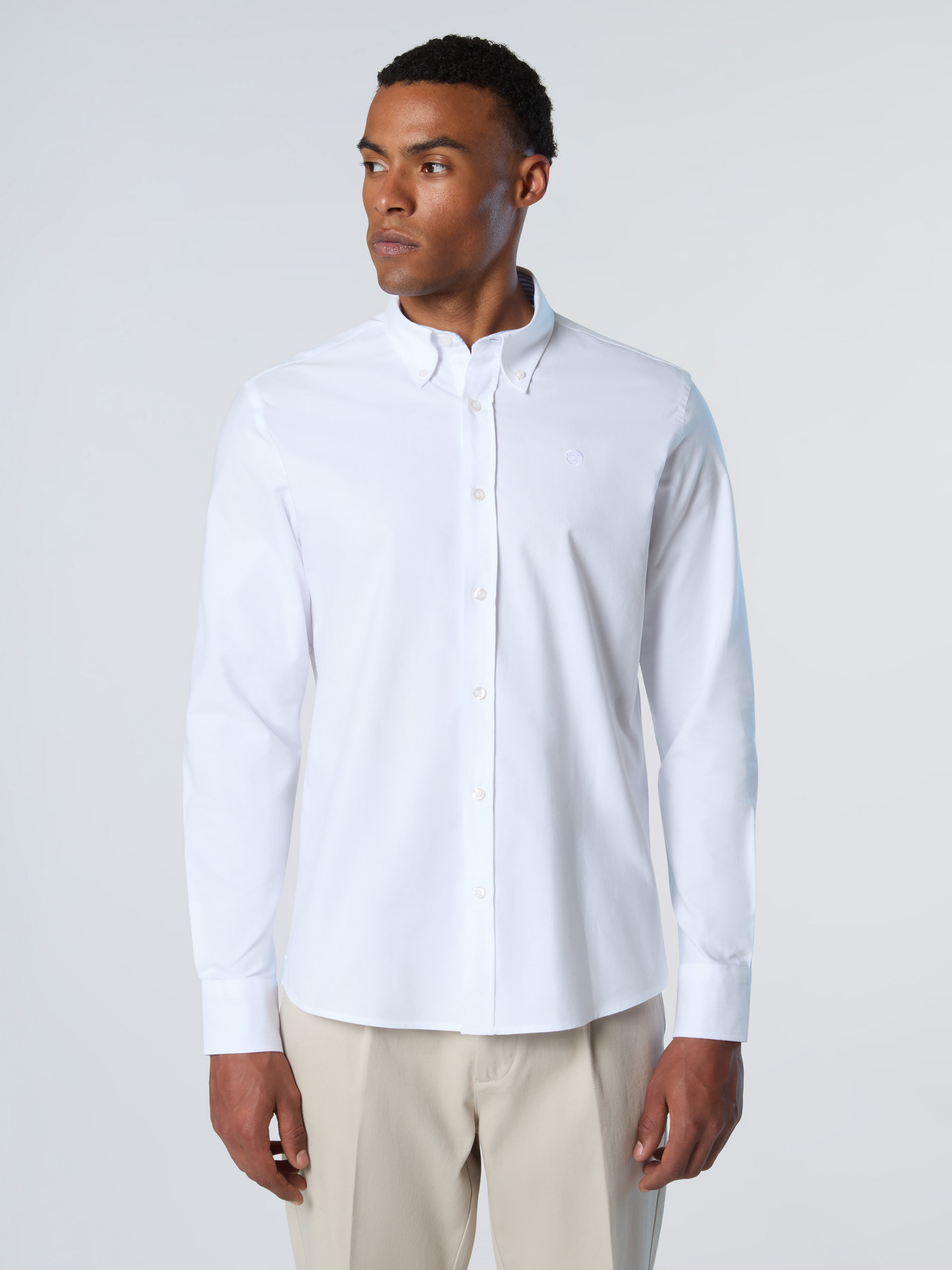 NORTH SAILS, North Sails Oxford Shirt With Embroidered Logo