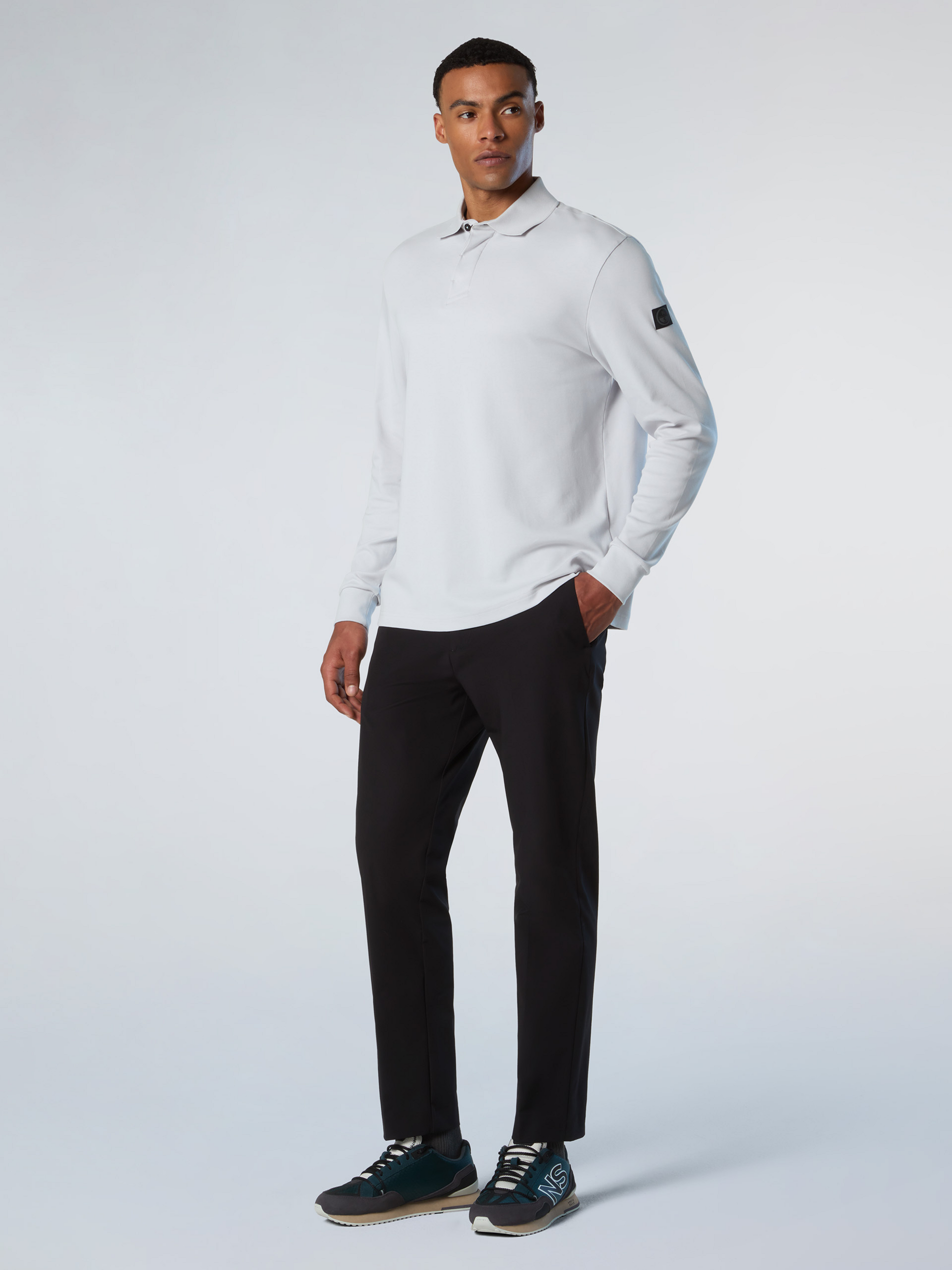 NORTH SAILS, North Sails Polo Shirt Interlock Long-sleeved