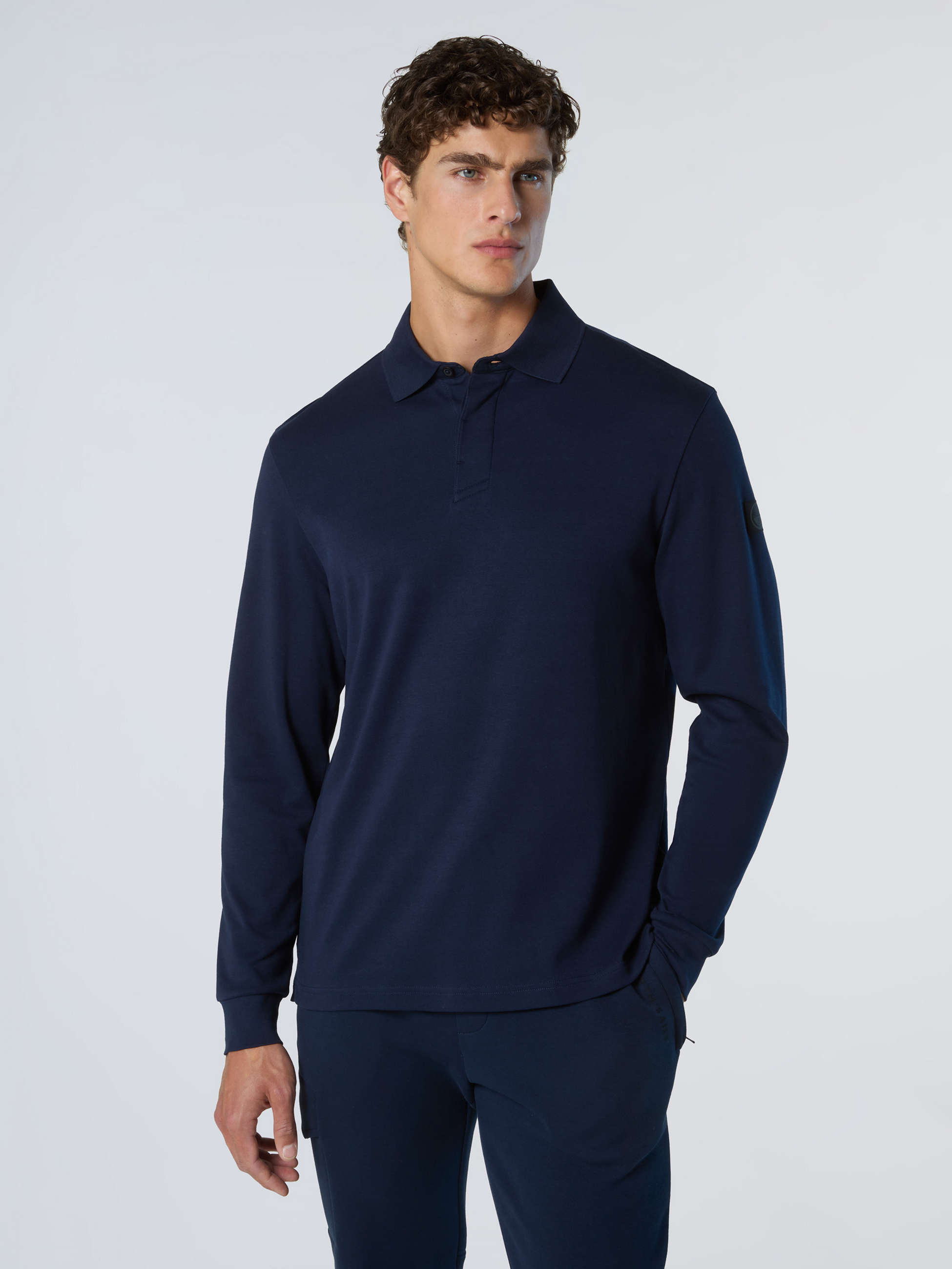 NORTH SAILS, North Sails Polo Shirt Interlock Long-sleeved