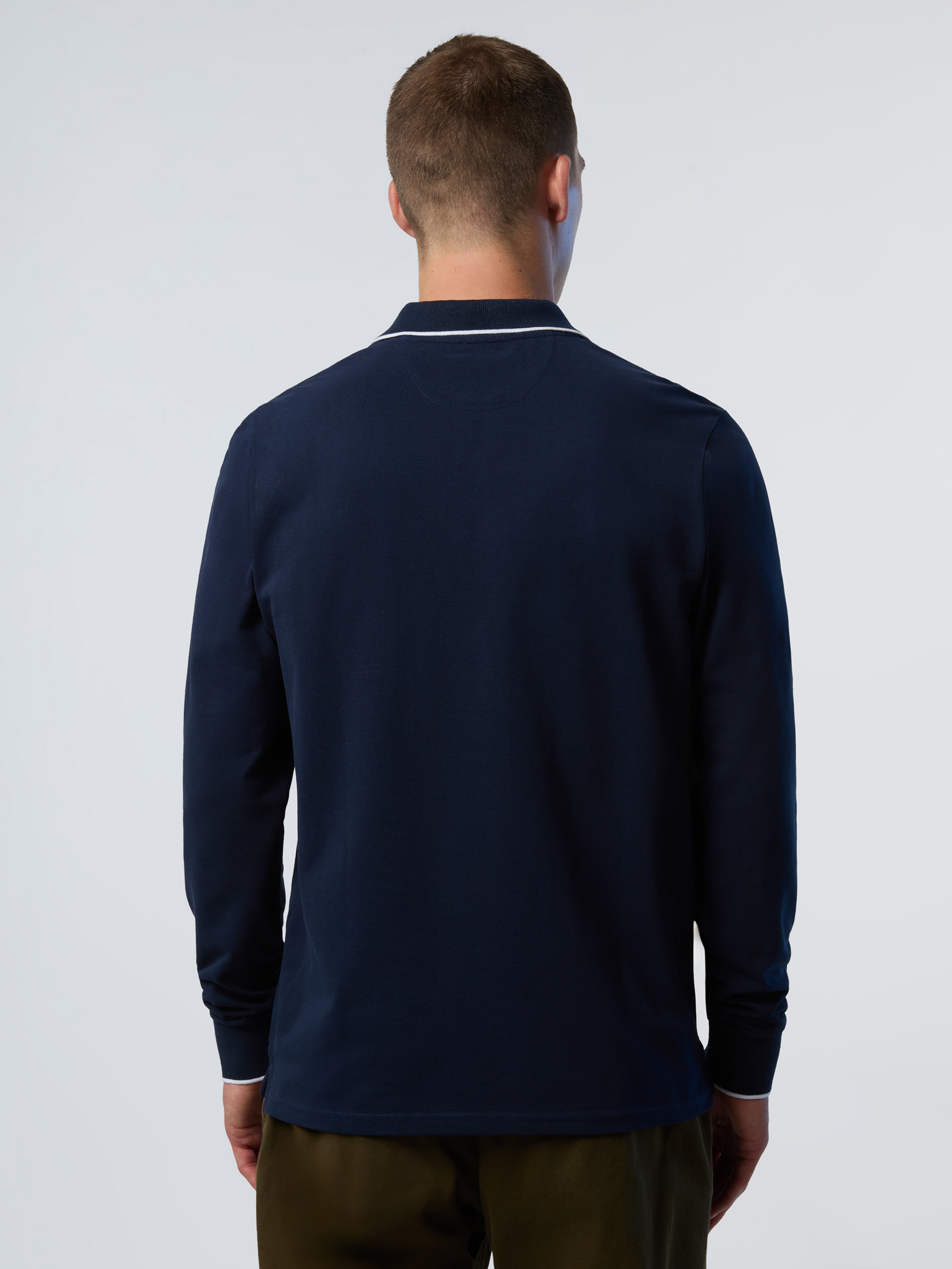 NORTH SAILS, North Sails Polo Shirt Long-sleeved With Logo Collar