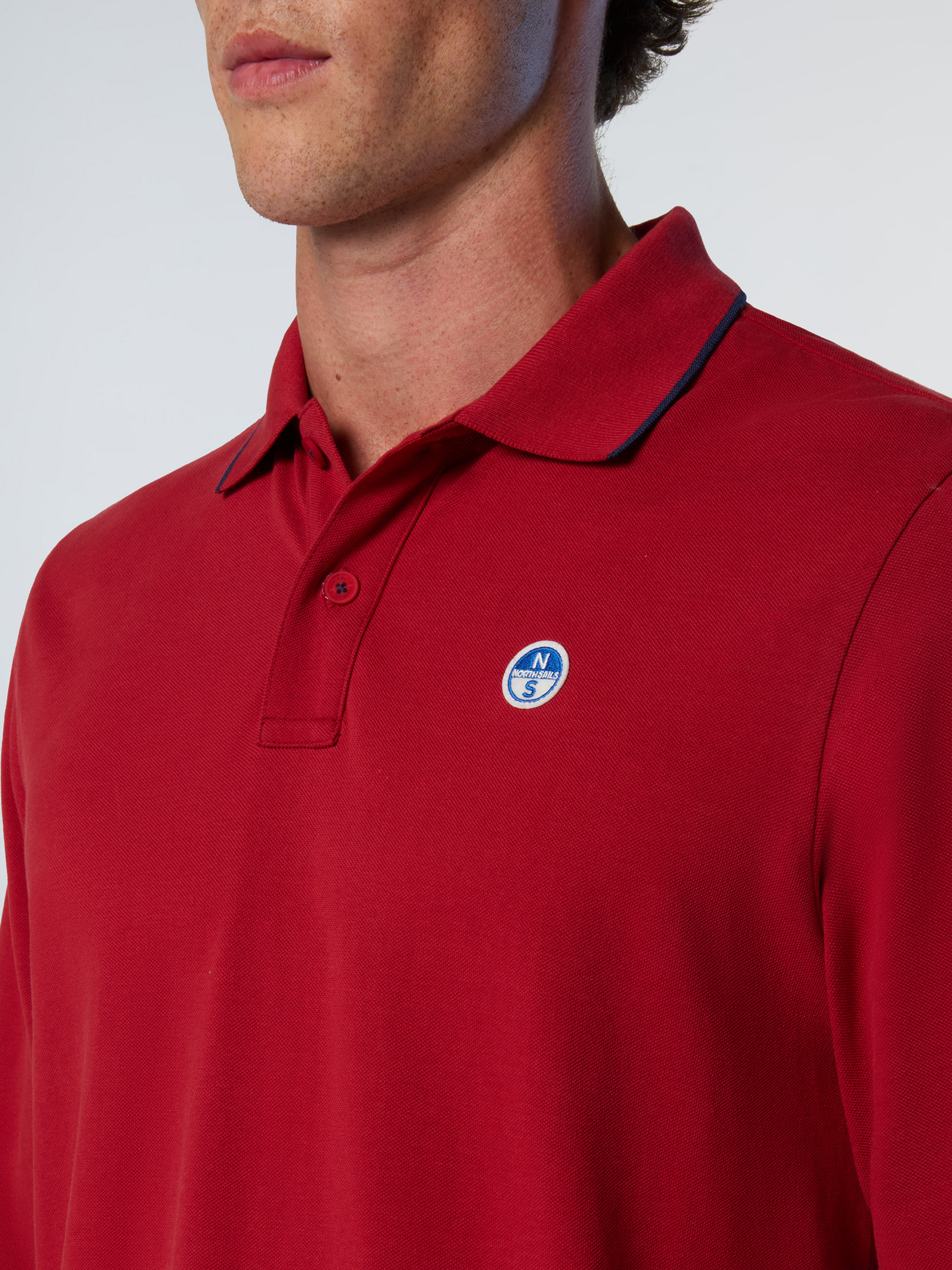NORTH SAILS, North Sails Polo Shirt Long-sleeved With Logo Collar