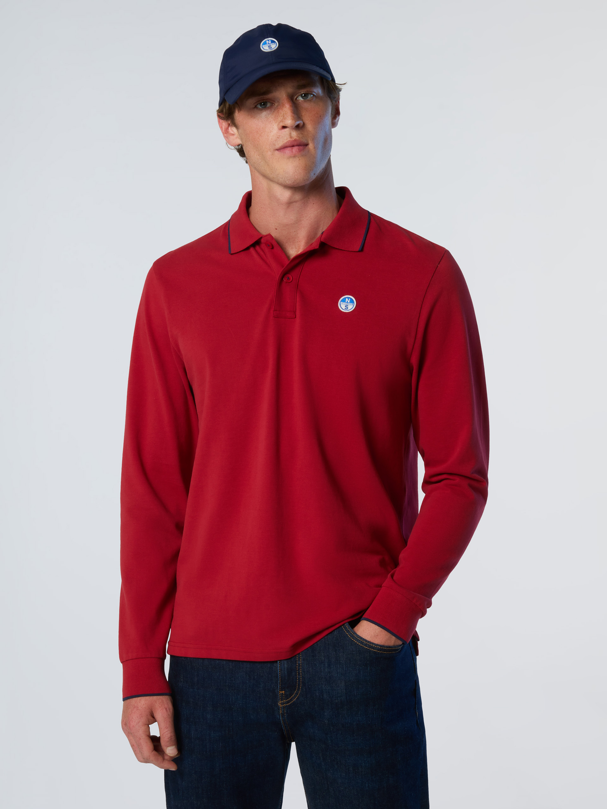 NORTH SAILS, North Sails Polo Shirt Long-sleeved With Logo Collar