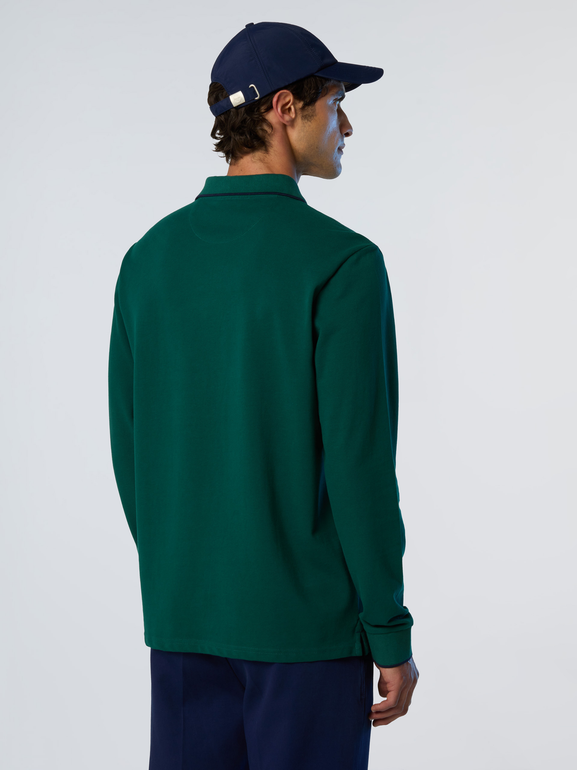 NORTH SAILS, North Sails Polo Shirt Long-sleeved With Logo Collar