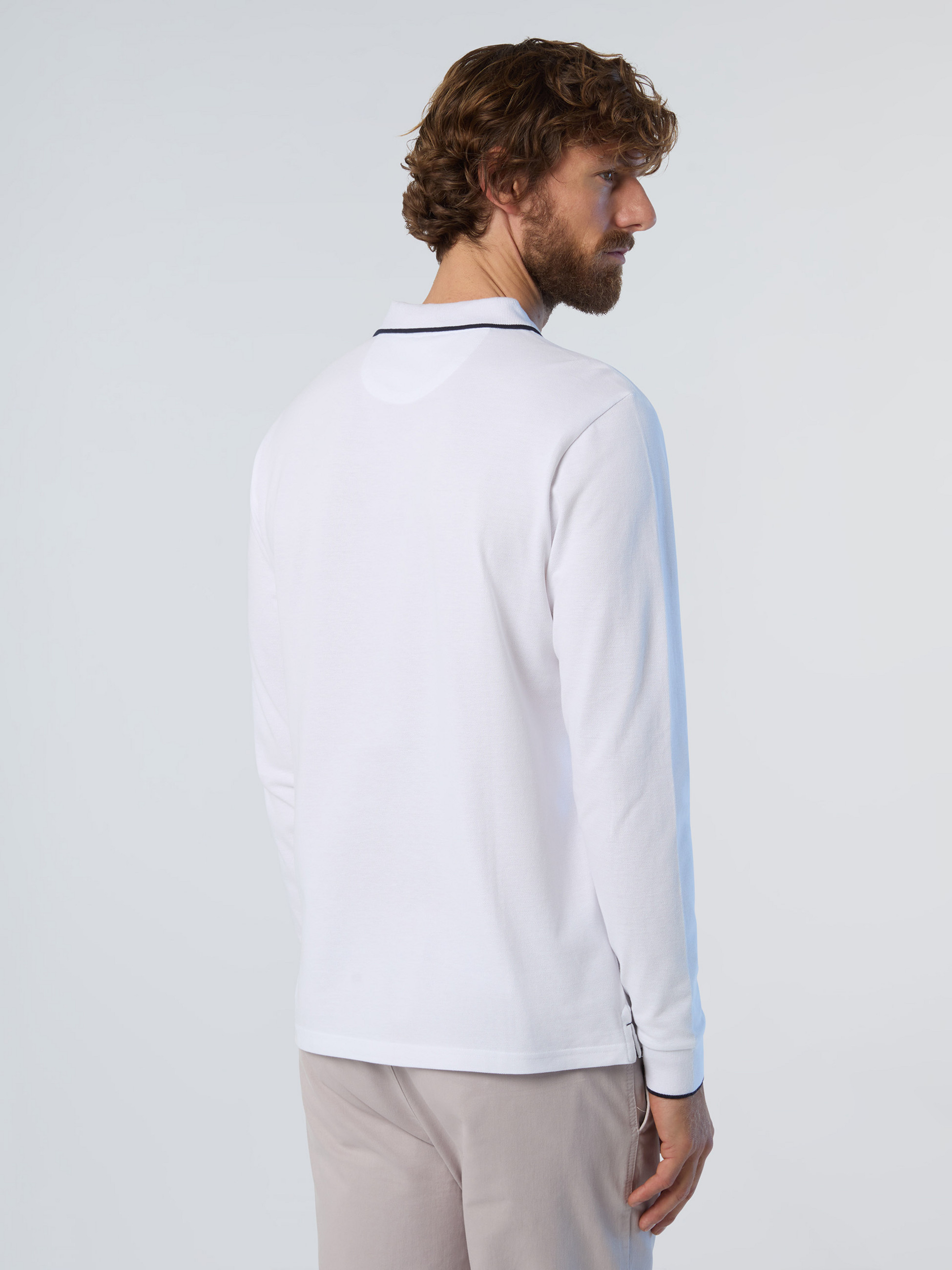 NORTH SAILS, North Sails Polo Shirt Long-sleeved With Logo Collar