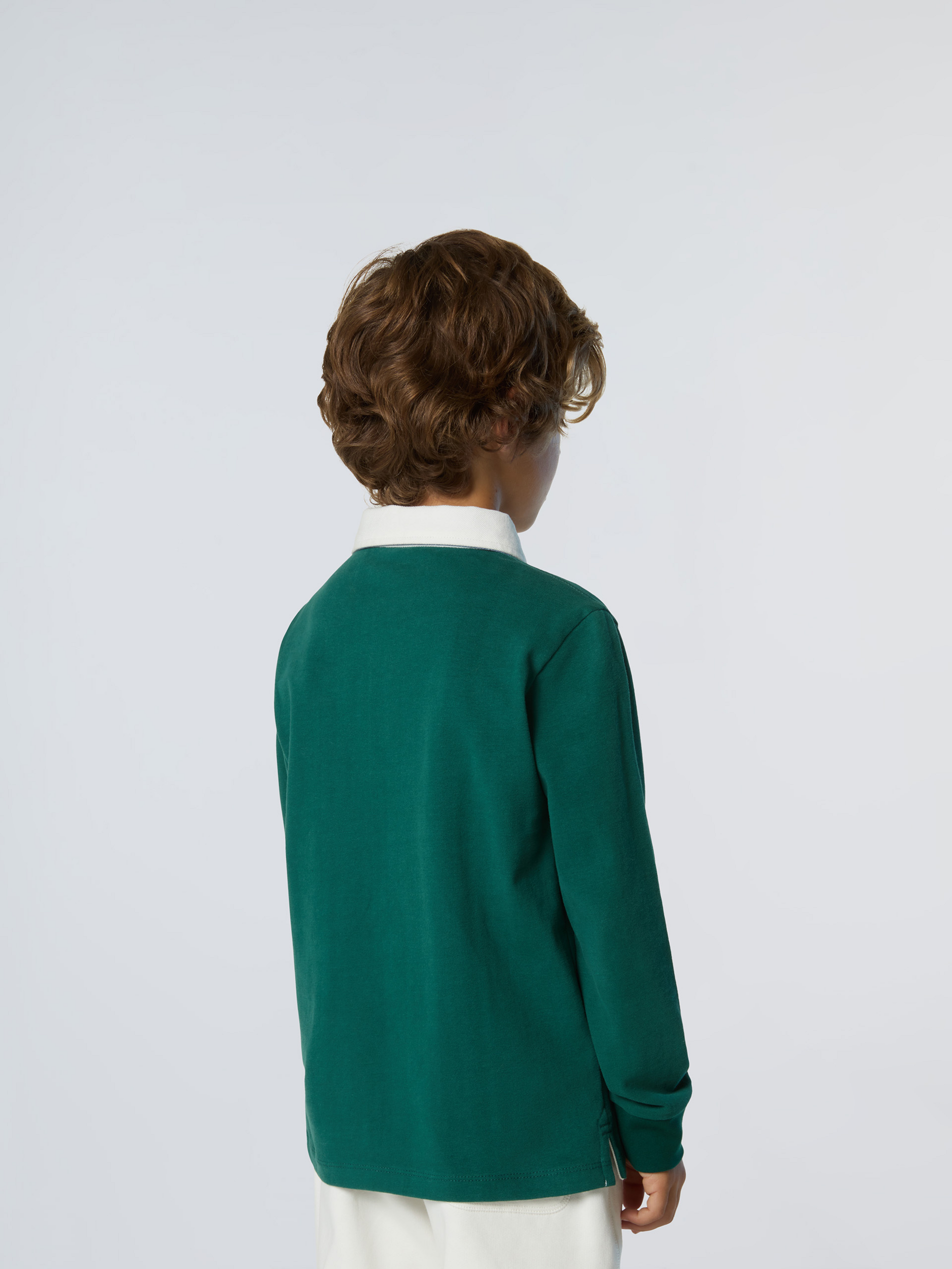 NORTH SAILS, North Sails Polo Shirt Long-sleeved With Logo Patch