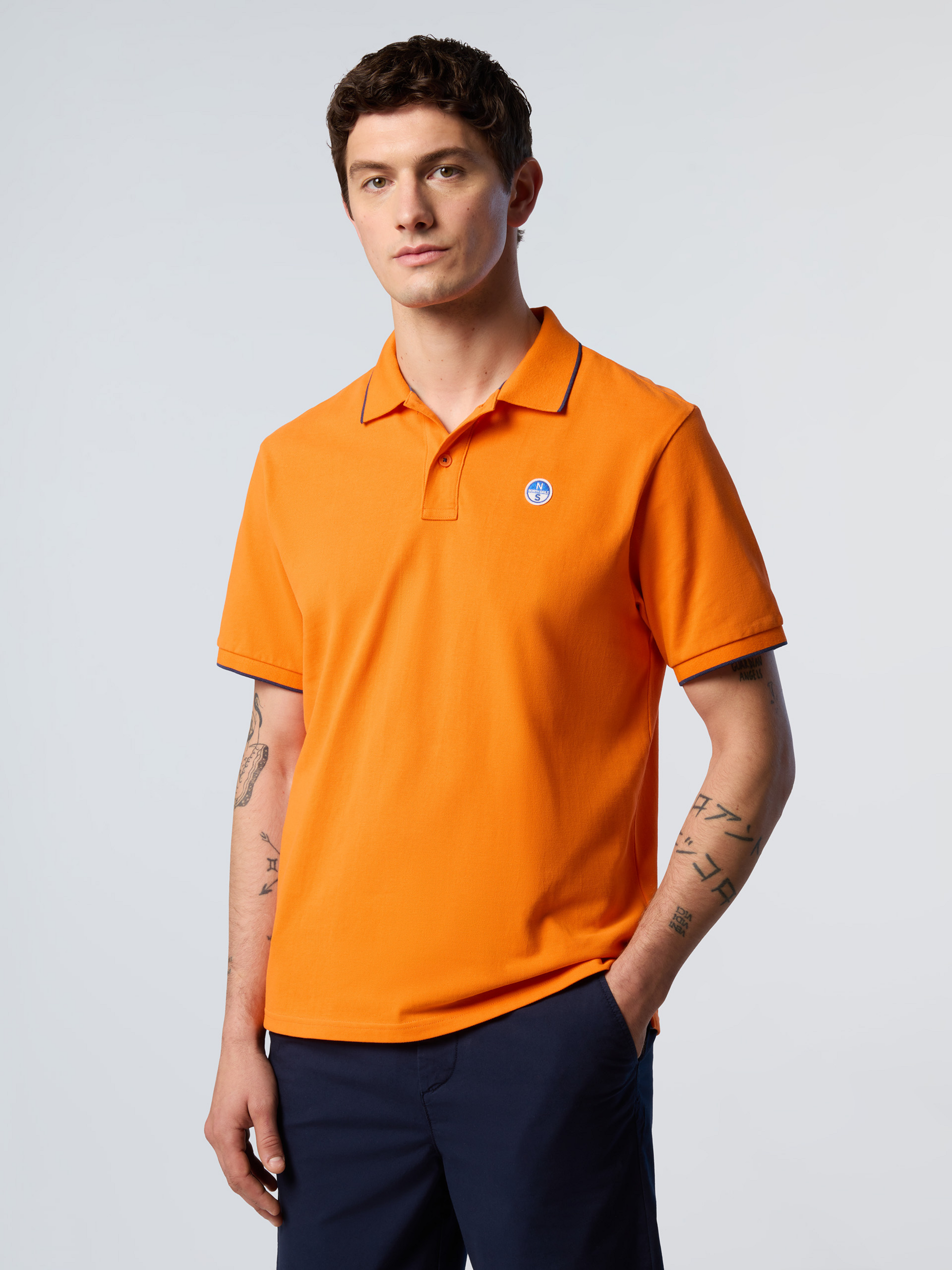 NORTH SAILS, North Sails Polo Shirt With Contrast Trims
