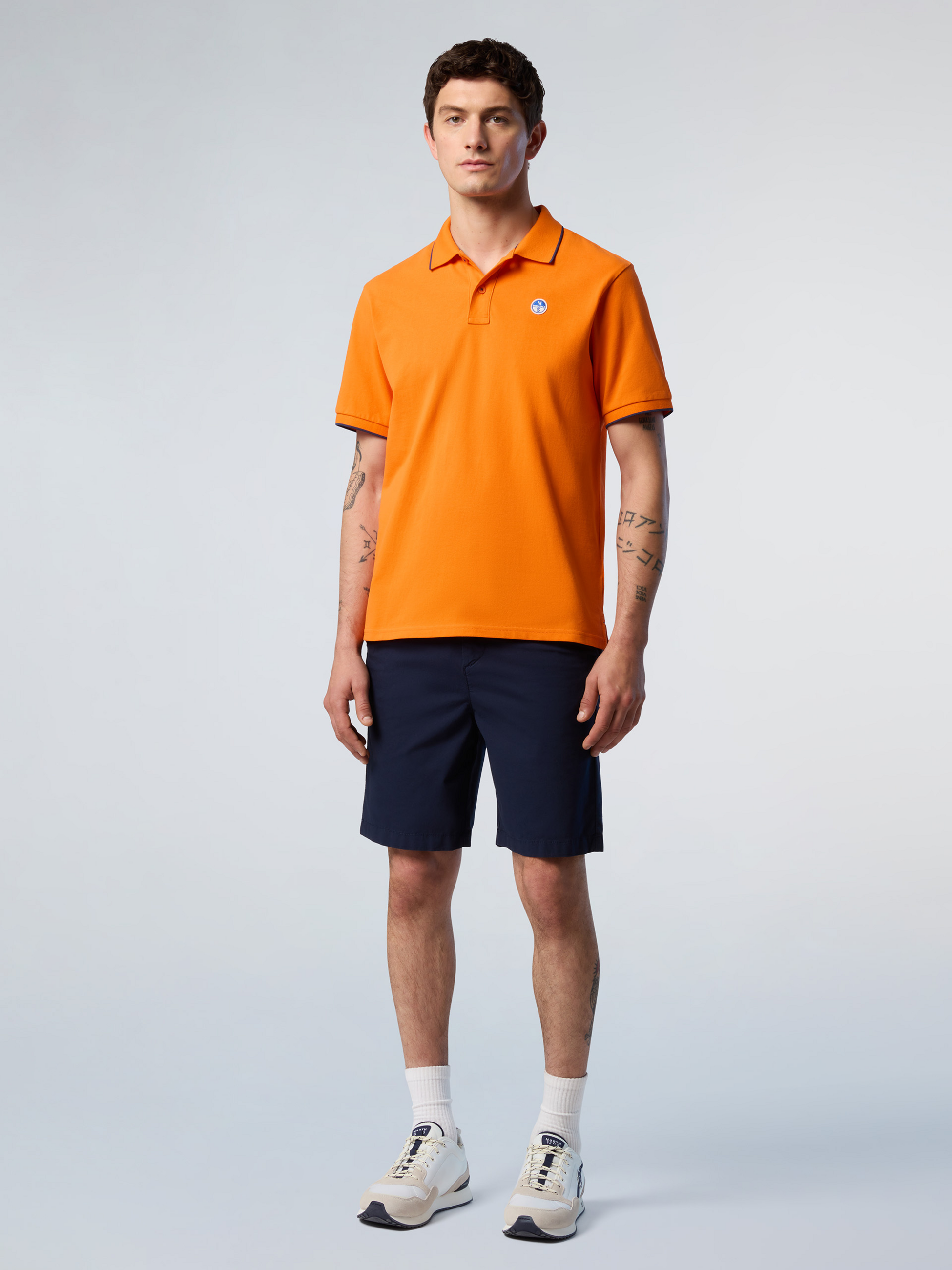 NORTH SAILS, North Sails Polo Shirt With Contrast Trims