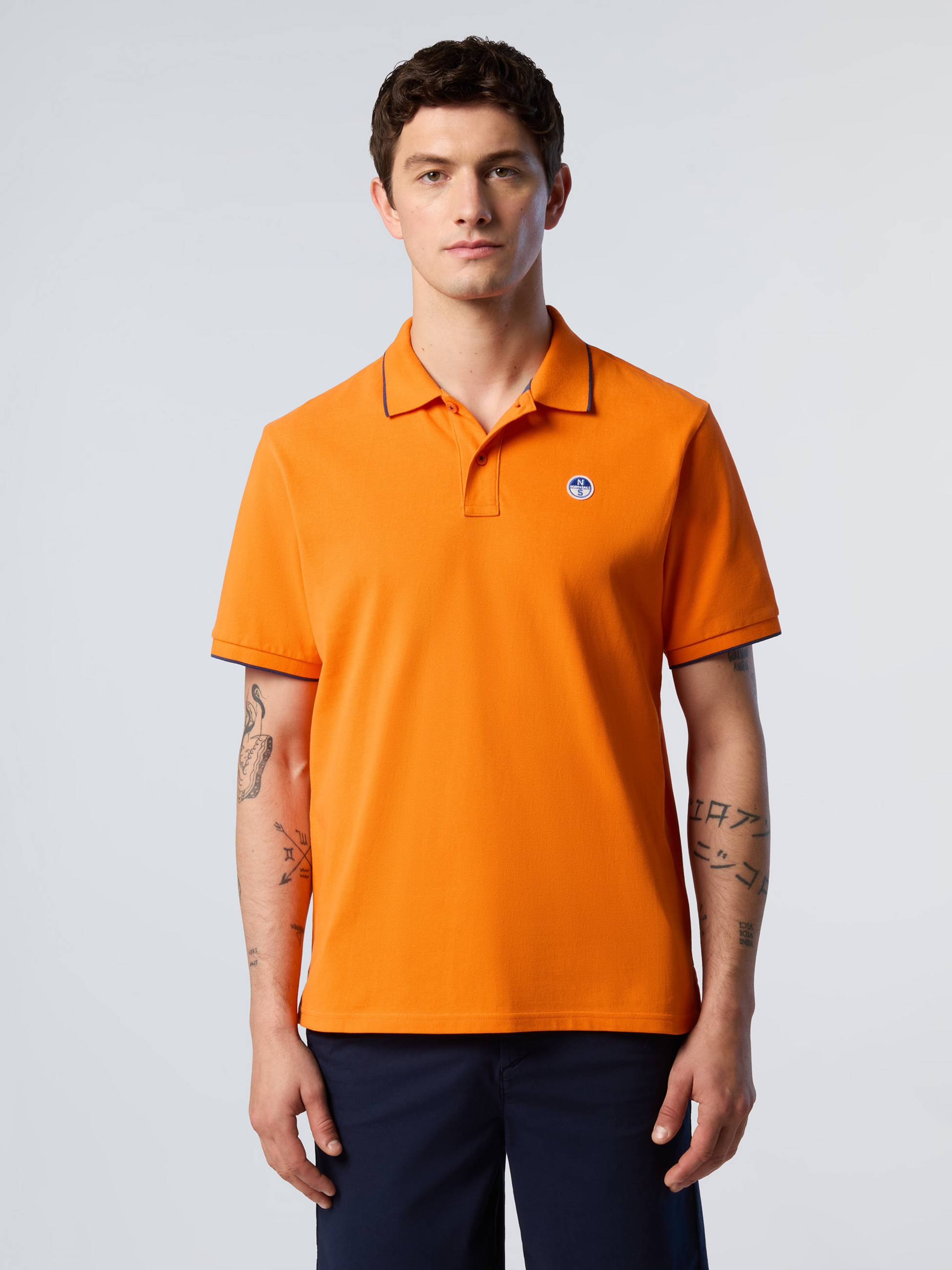 NORTH SAILS, North Sails Polo Shirt With Contrast Trims