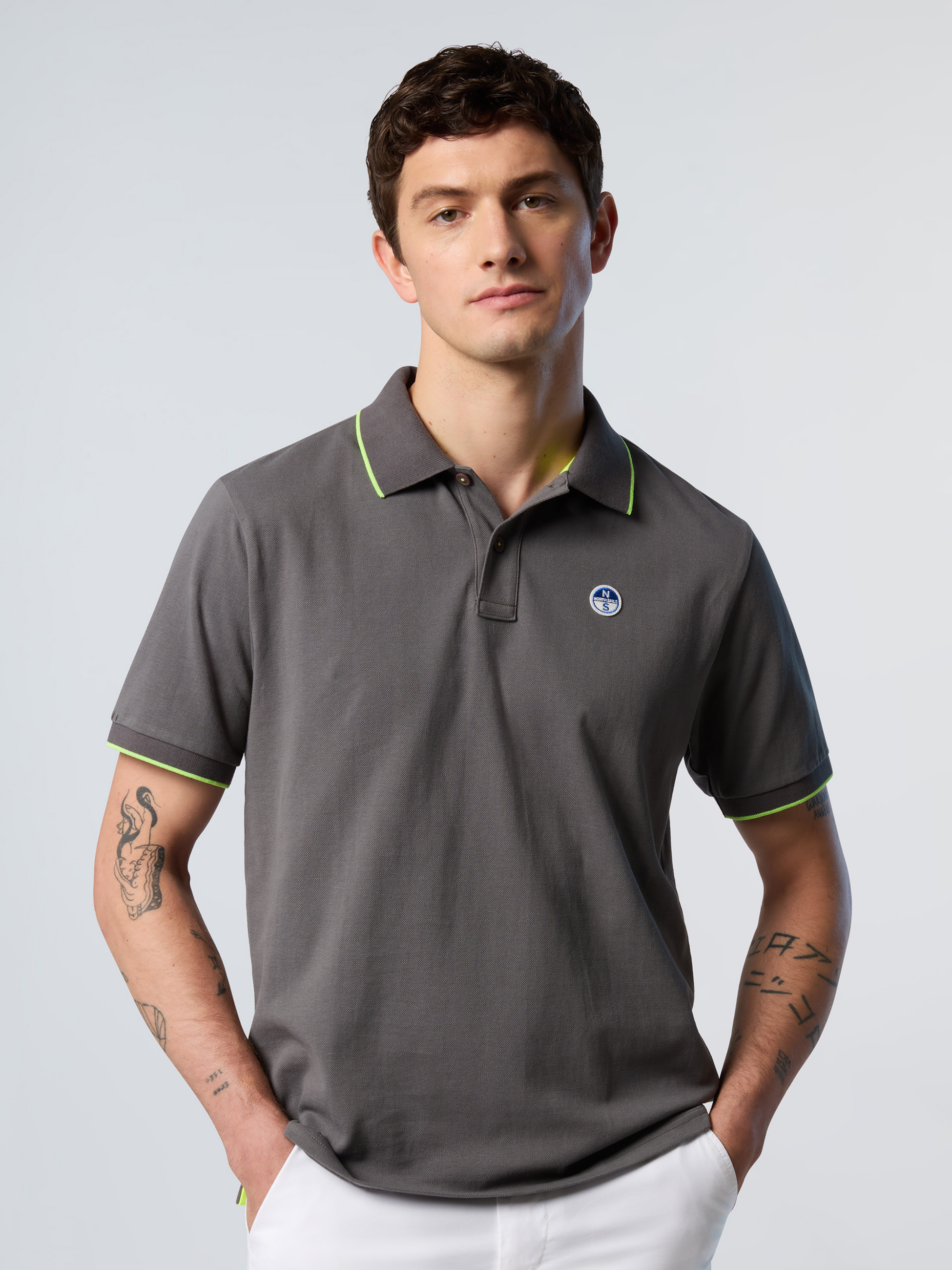 NORTH SAILS, North Sails Polo Shirt With Contrast Trims