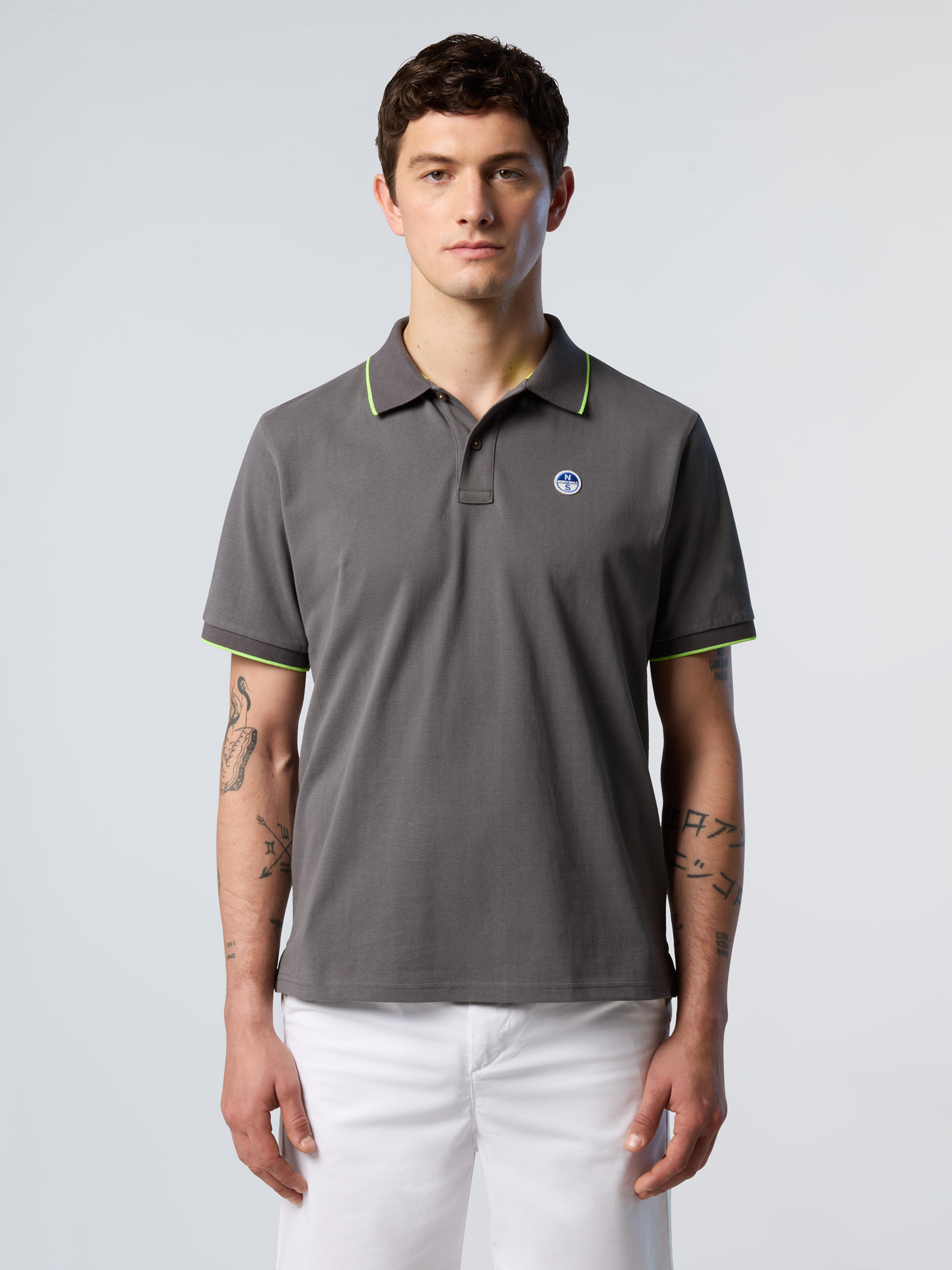 NORTH SAILS, North Sails Polo Shirt With Contrast Trims