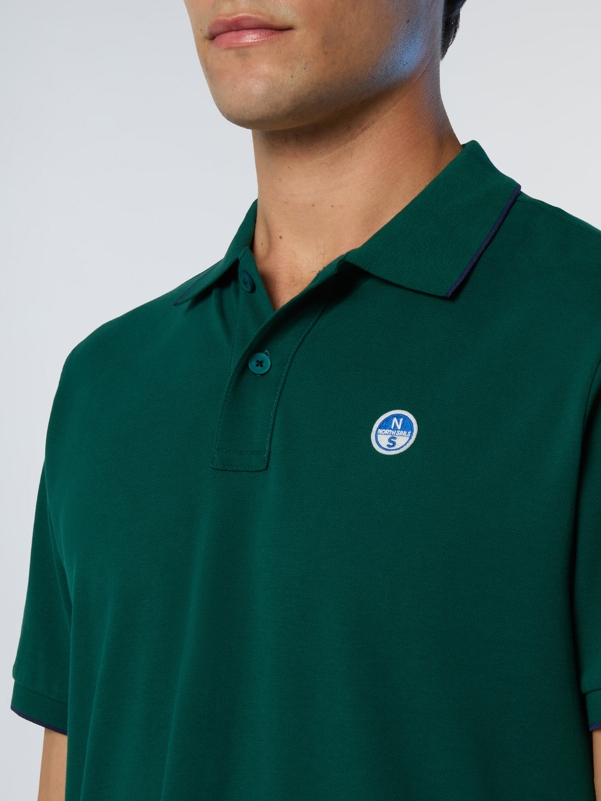 NORTH SAILS, North Sails Polo Shirt With Contrast Trims
