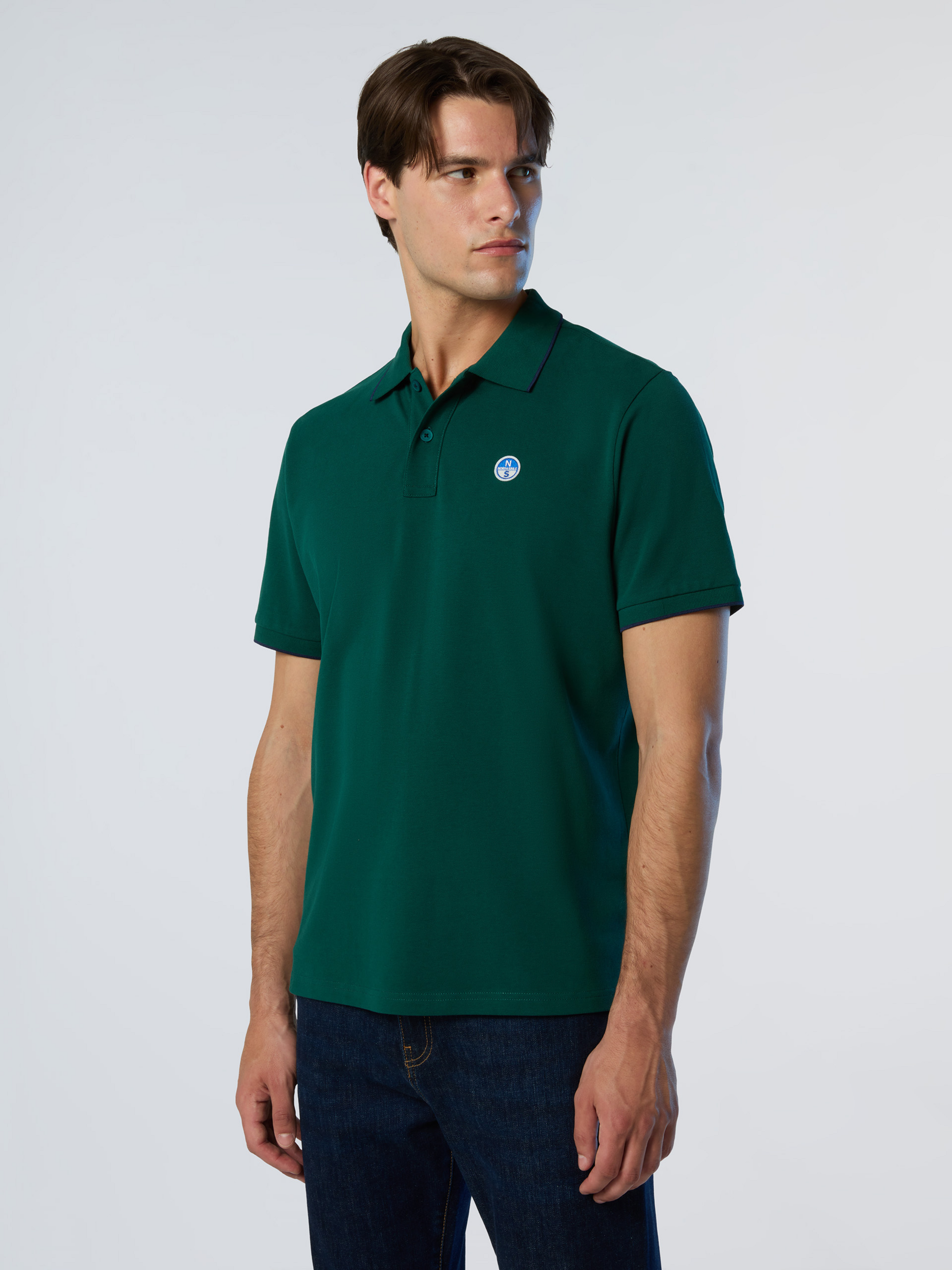 NORTH SAILS, North Sails Polo Shirt With Contrast Trims