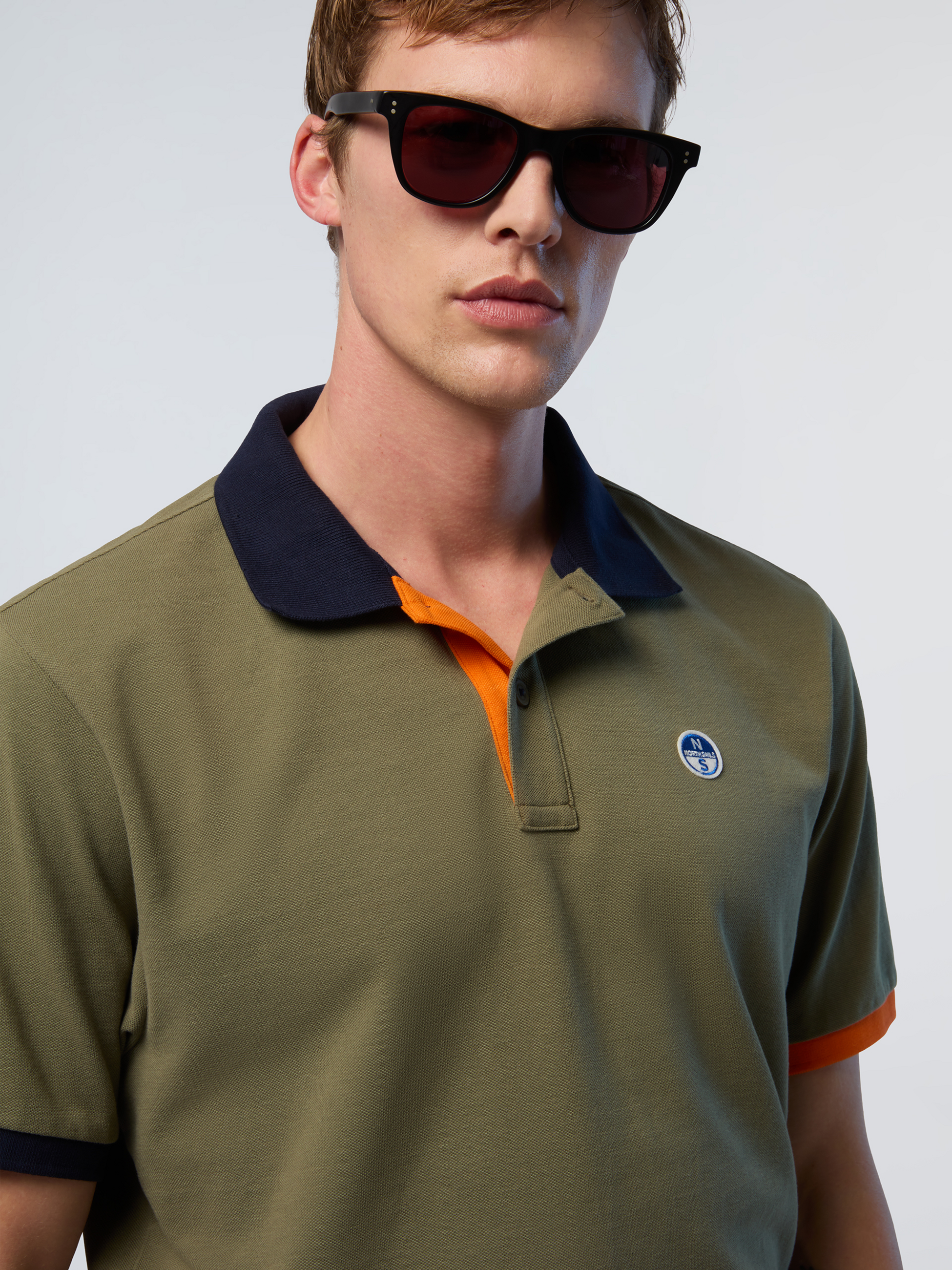 NORTH SAILS, North Sails Polo Shirt With Contrast Trims