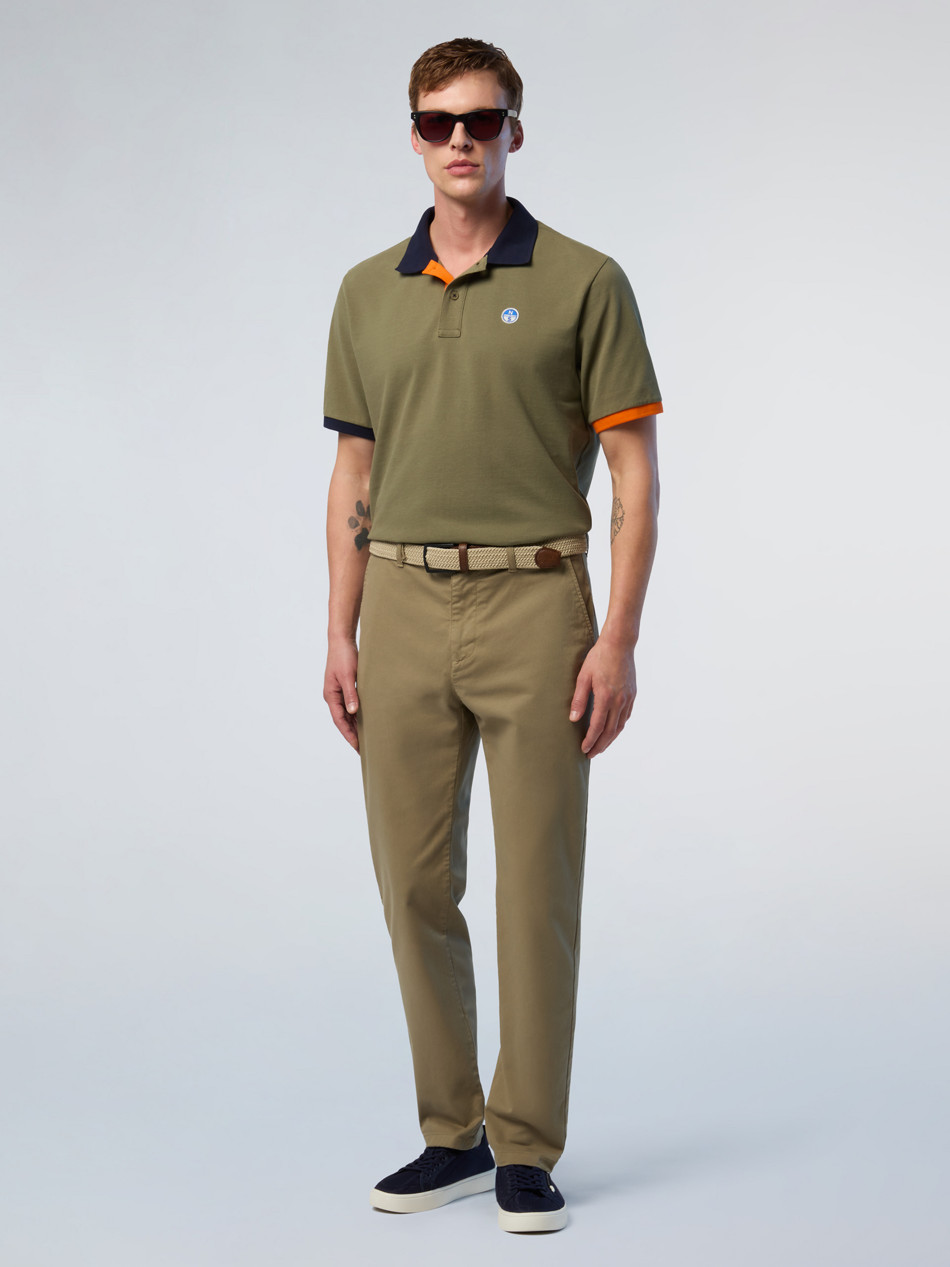 NORTH SAILS, North Sails Polo Shirt With Contrast Trims