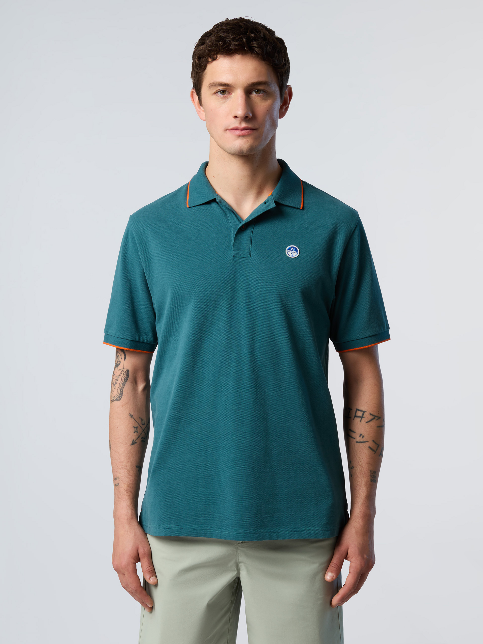 NORTH SAILS, North Sails Polo Shirt With Contrast Trims
