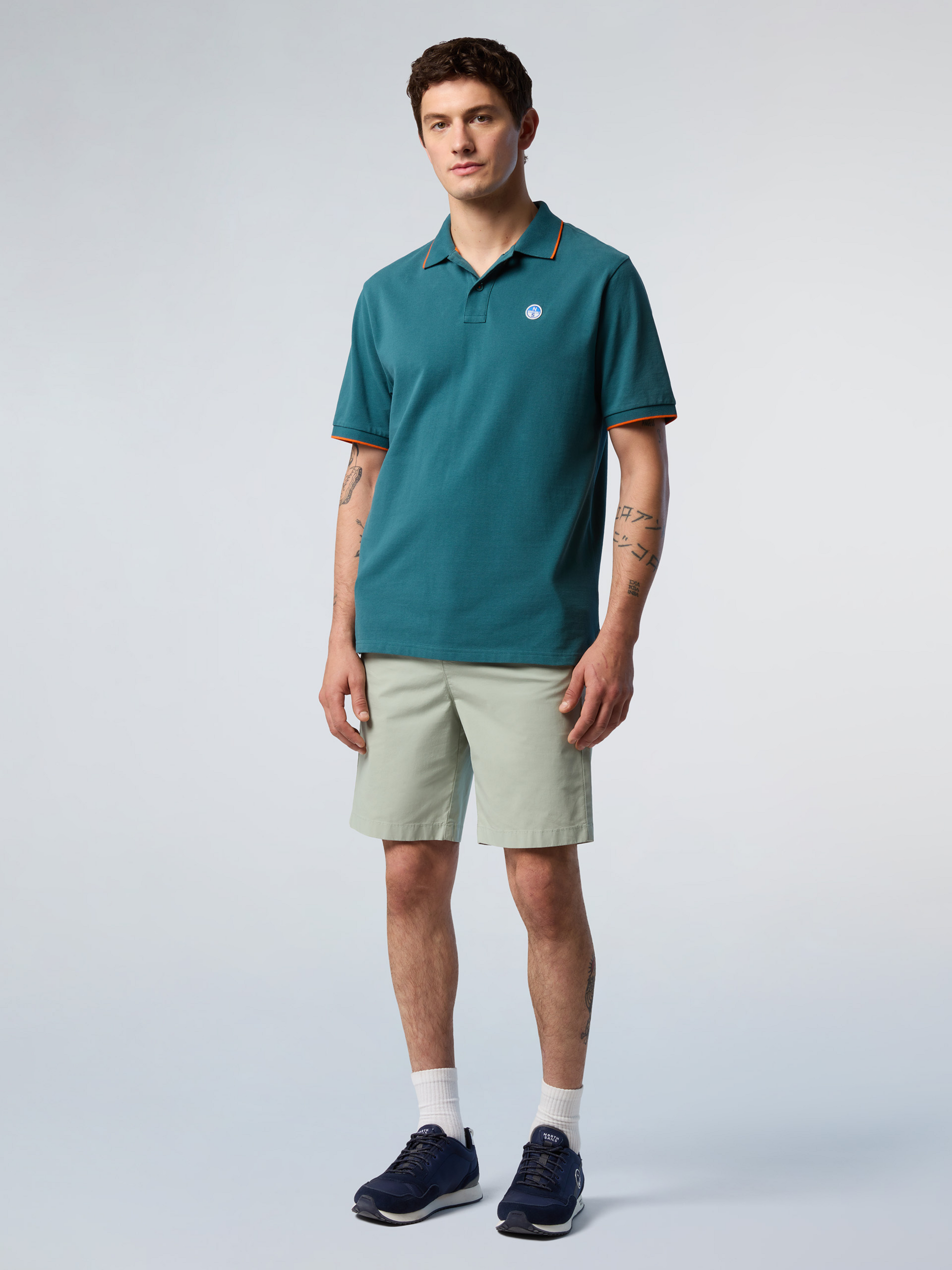 NORTH SAILS, North Sails Polo Shirt With Contrast Trims