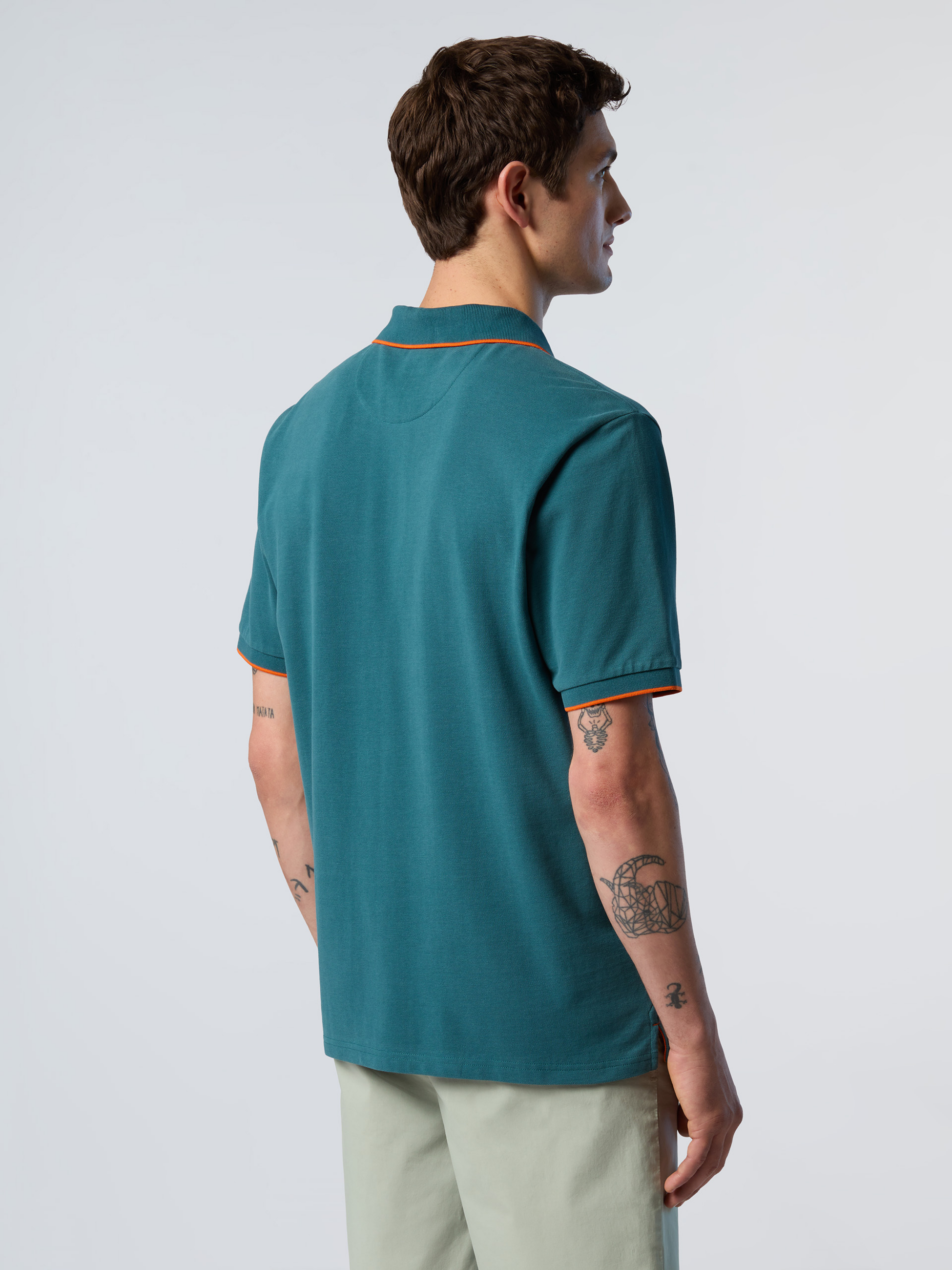 NORTH SAILS, North Sails Polo Shirt With Contrast Trims