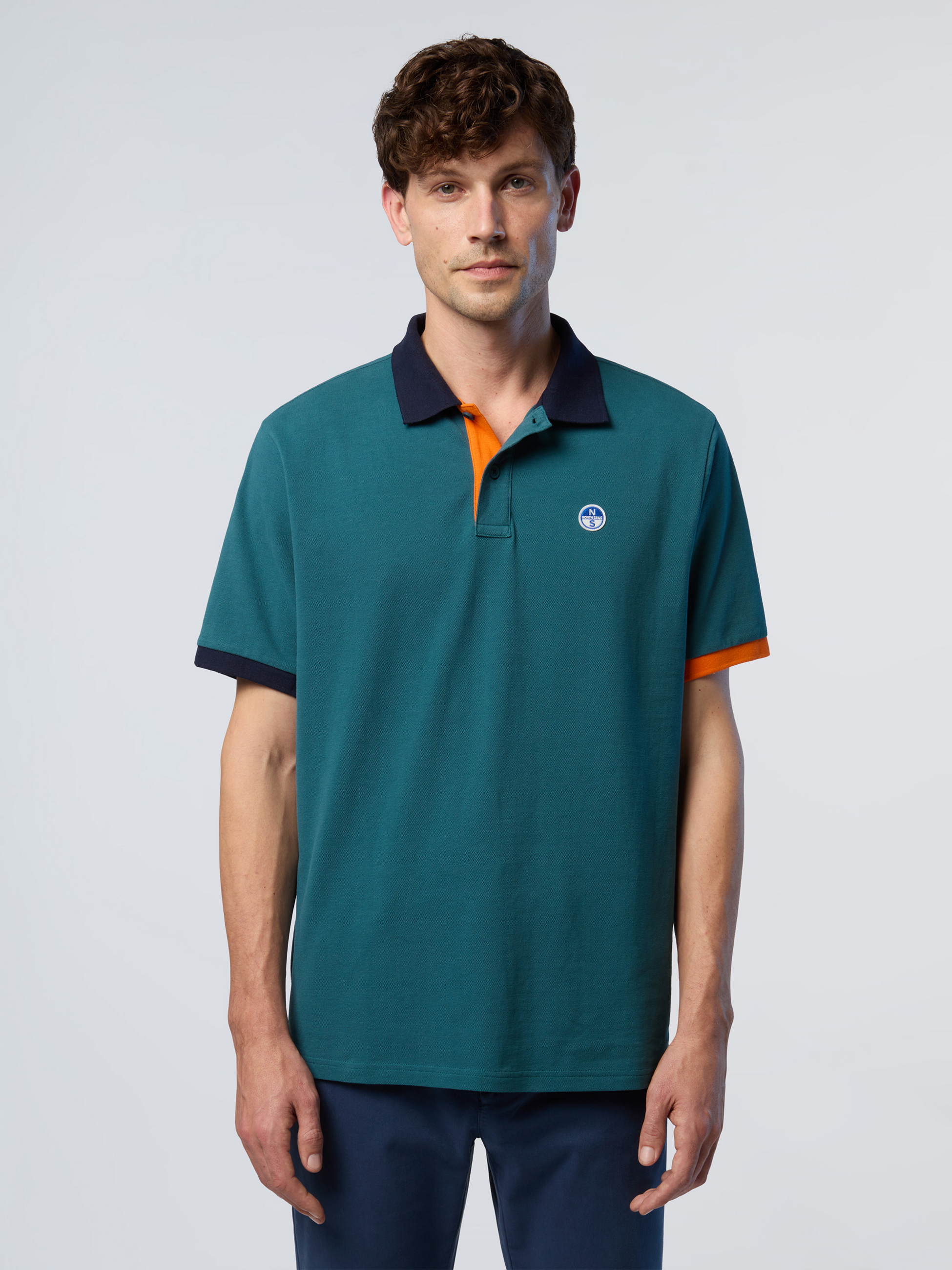 NORTH SAILS, North Sails Polo Shirt With Contrast Trims