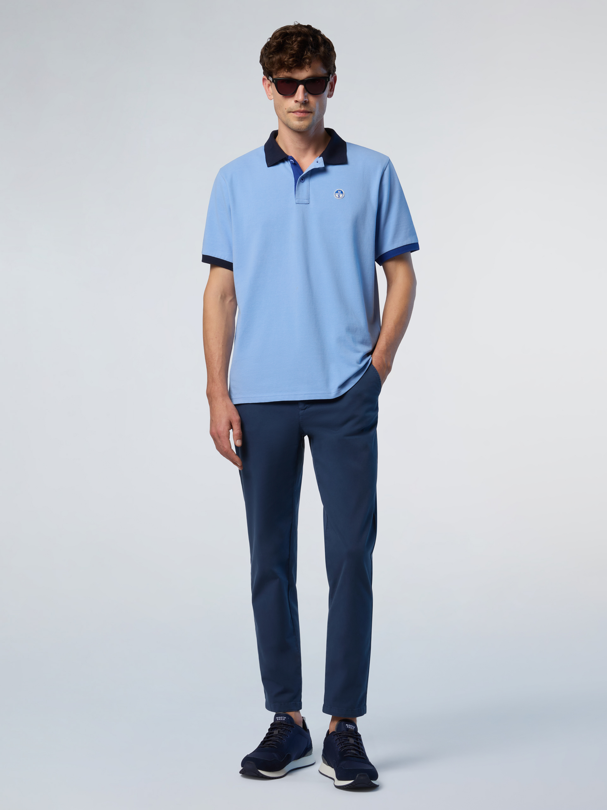 NORTH SAILS, North Sails Polo Shirt With Contrast Trims
