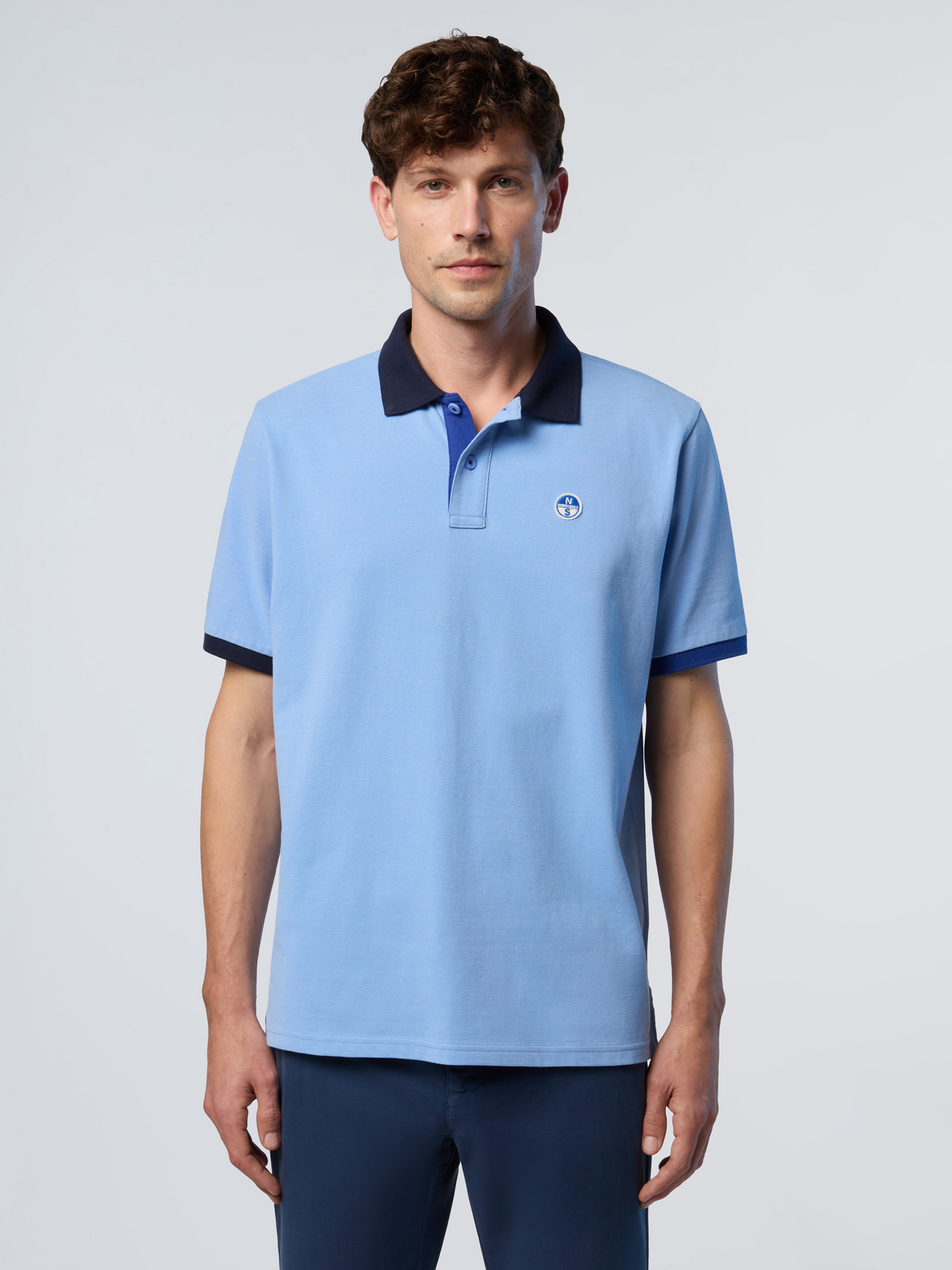 NORTH SAILS, North Sails Polo Shirt With Contrast Trims