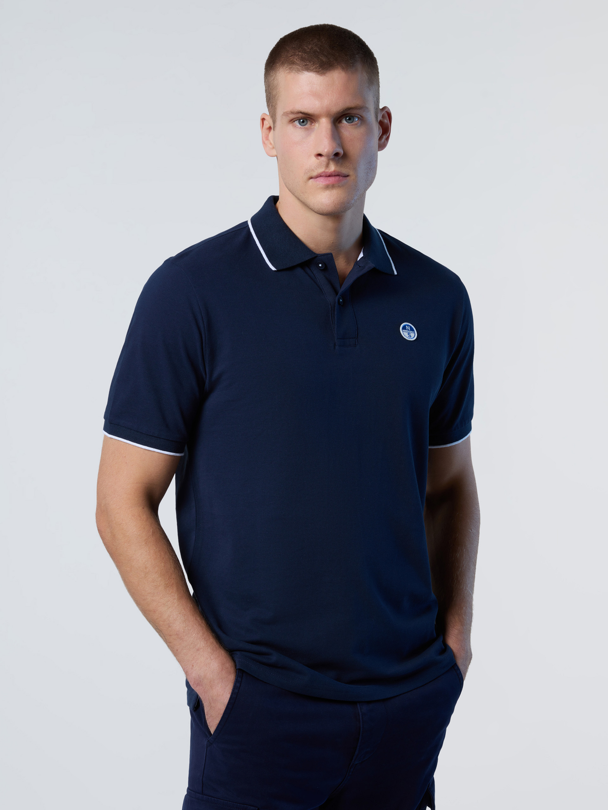 NORTH SAILS, North Sails Polo Shirt With Contrast Trims