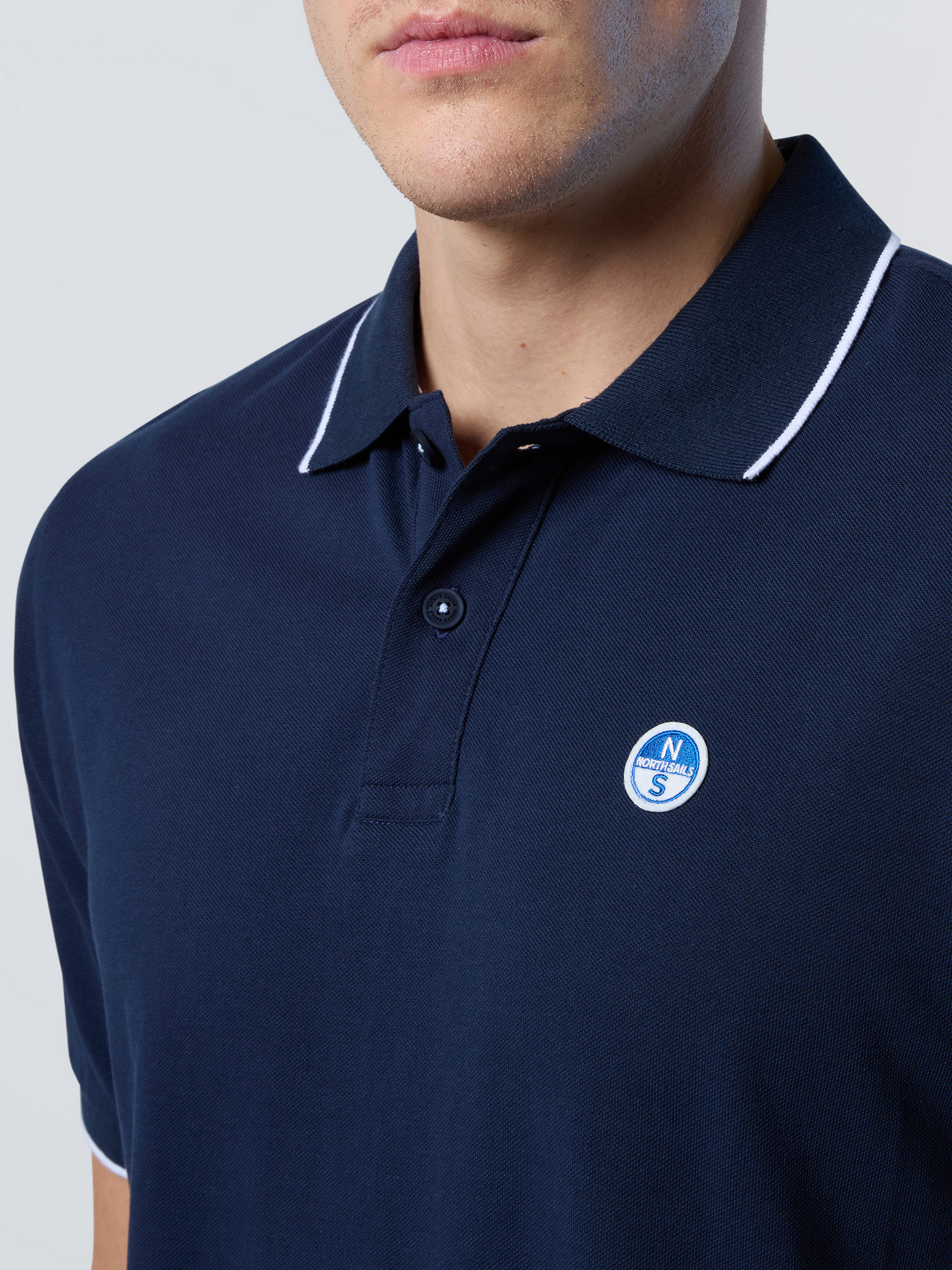 NORTH SAILS, North Sails Polo Shirt With Contrast Trims