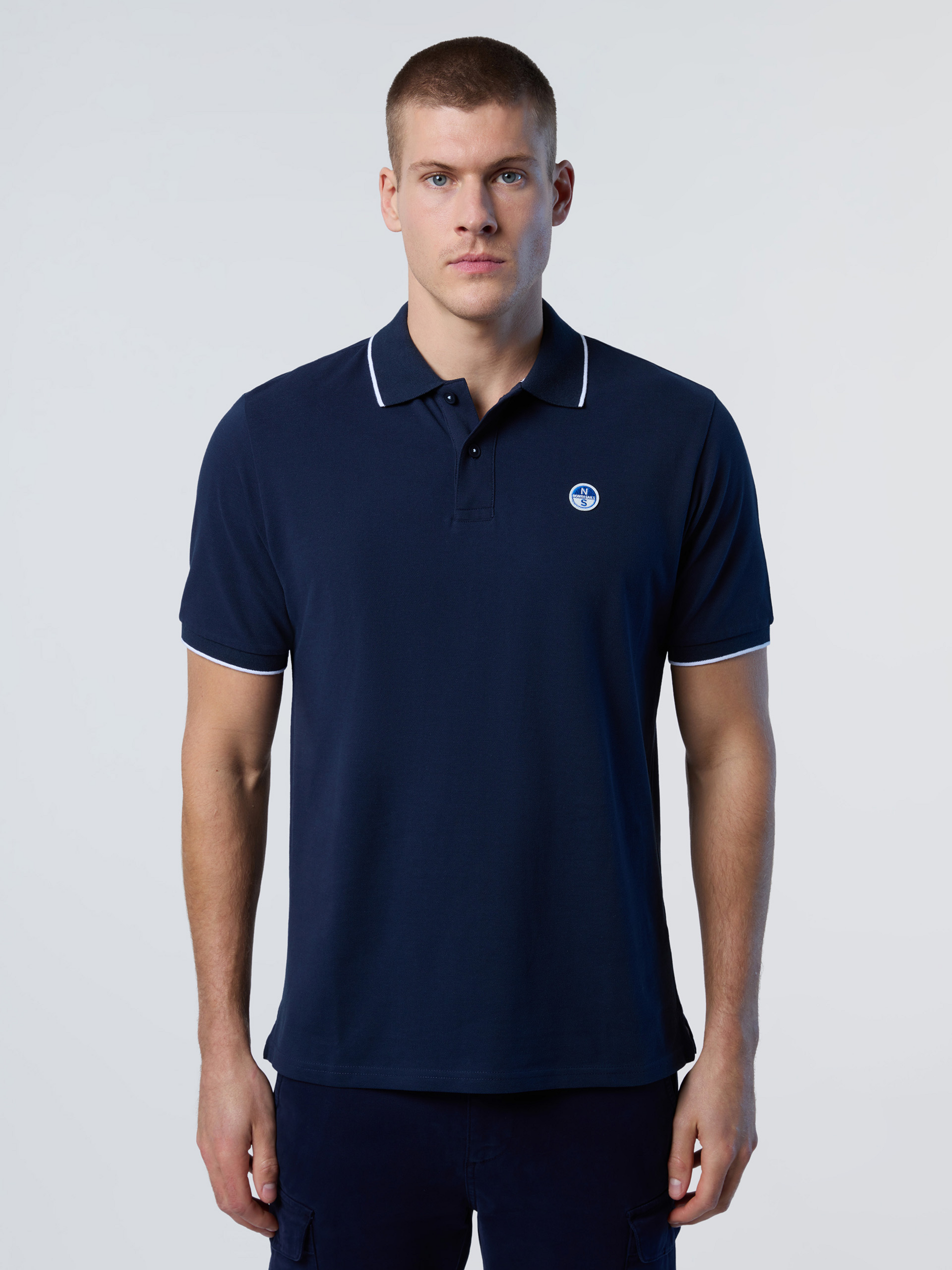 NORTH SAILS, North Sails Polo Shirt With Contrast Trims