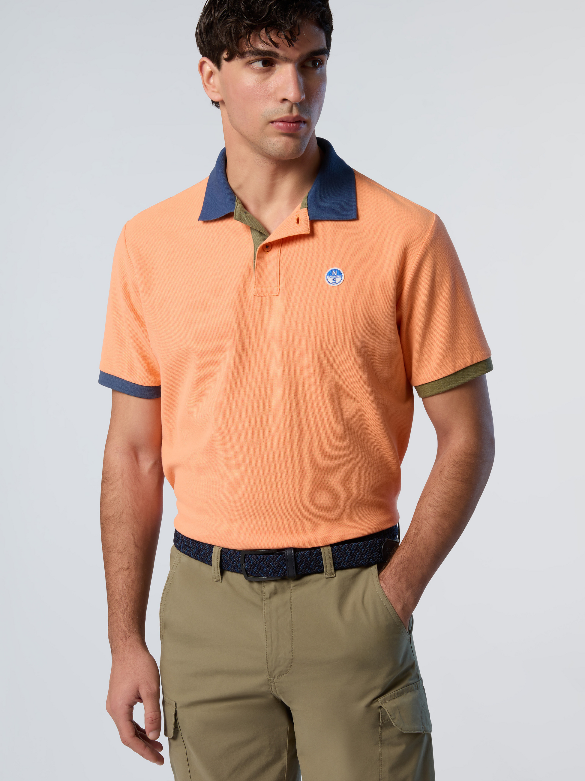 NORTH SAILS, North Sails Polo Shirt With Contrast Trims