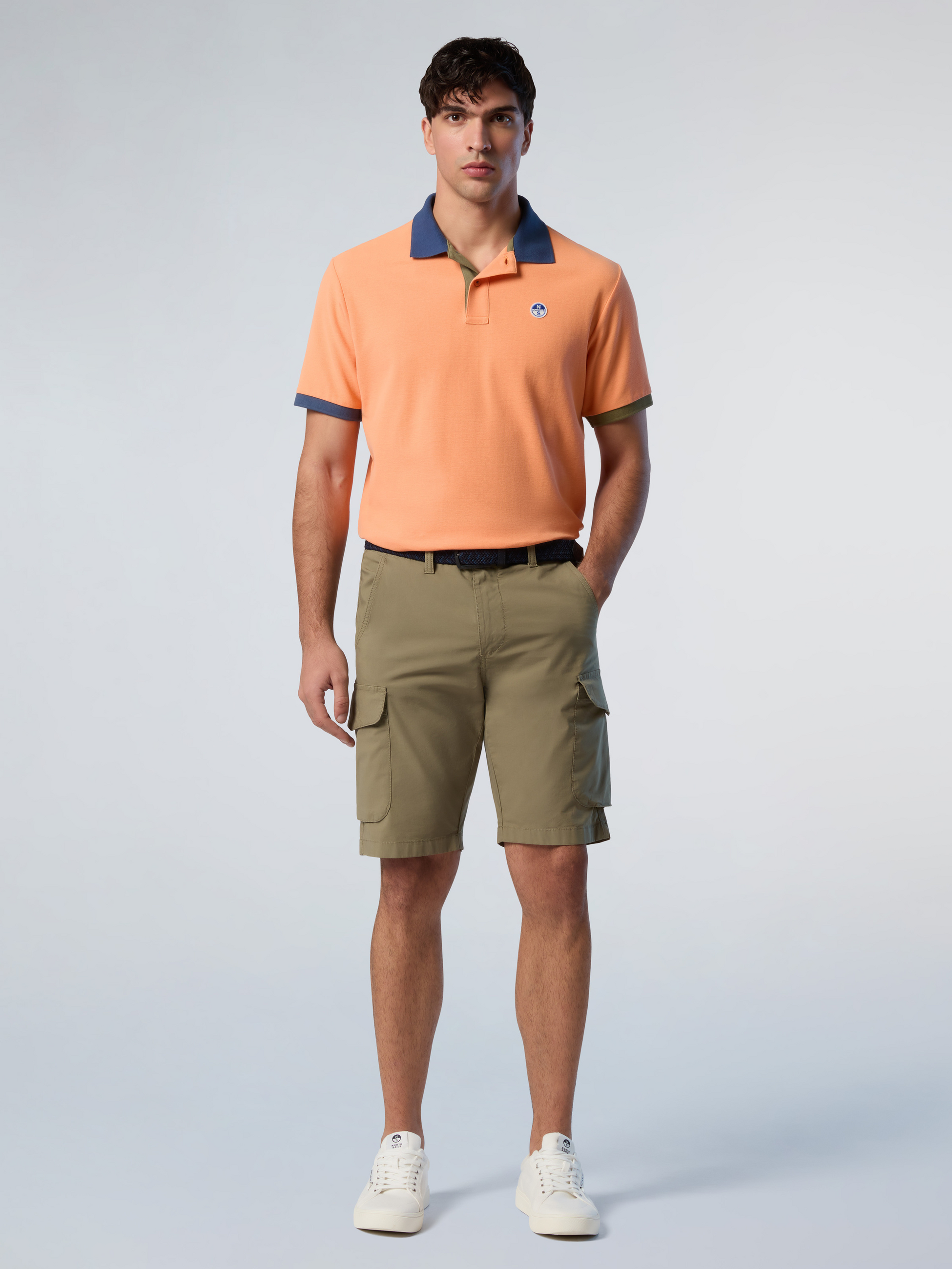 NORTH SAILS, North Sails Polo Shirt With Contrast Trims