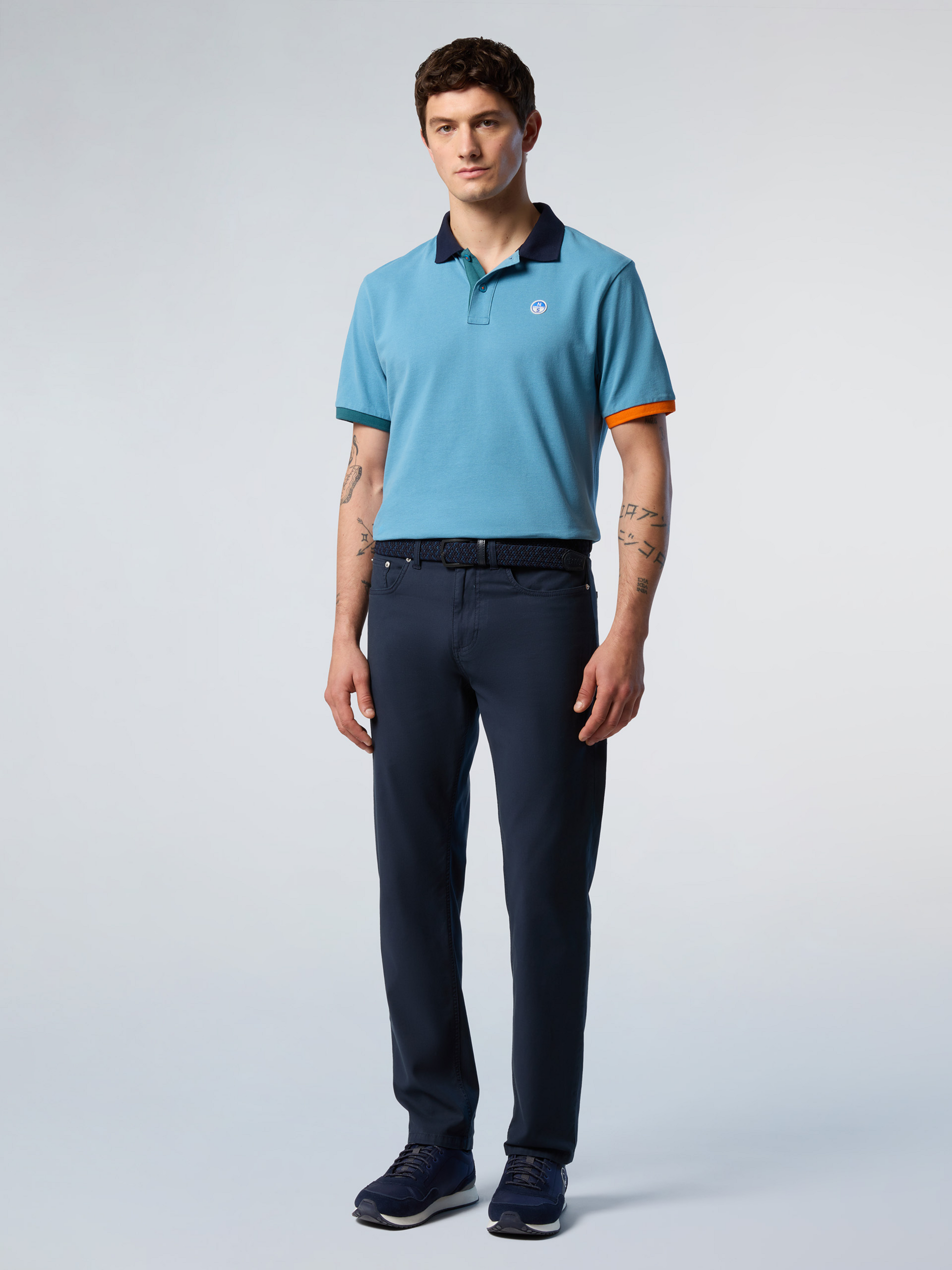 NORTH SAILS, North Sails Polo Shirt With Contrast Trims
