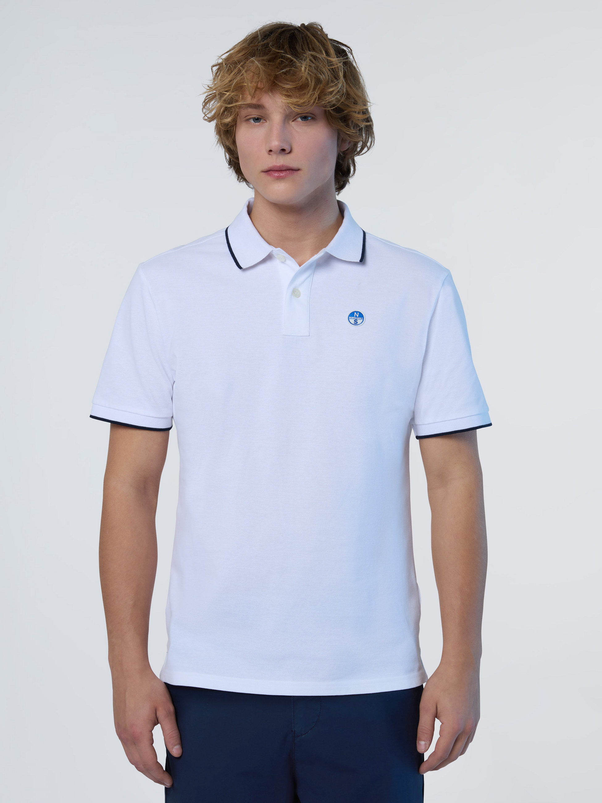 NORTH SAILS, North Sails Polo Shirt With Contrast Trims