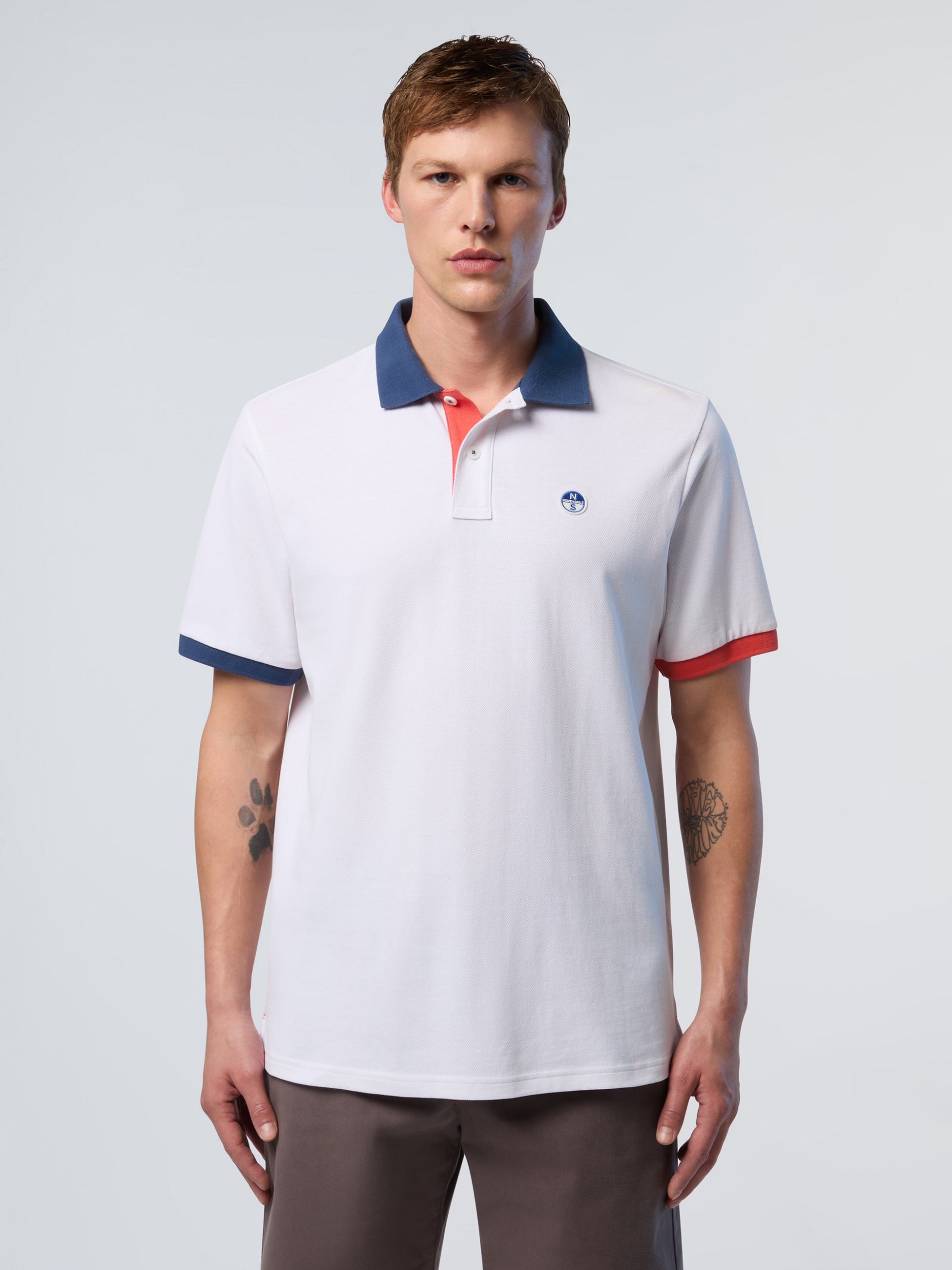 NORTH SAILS, North Sails Polo Shirt With Contrast Trims
