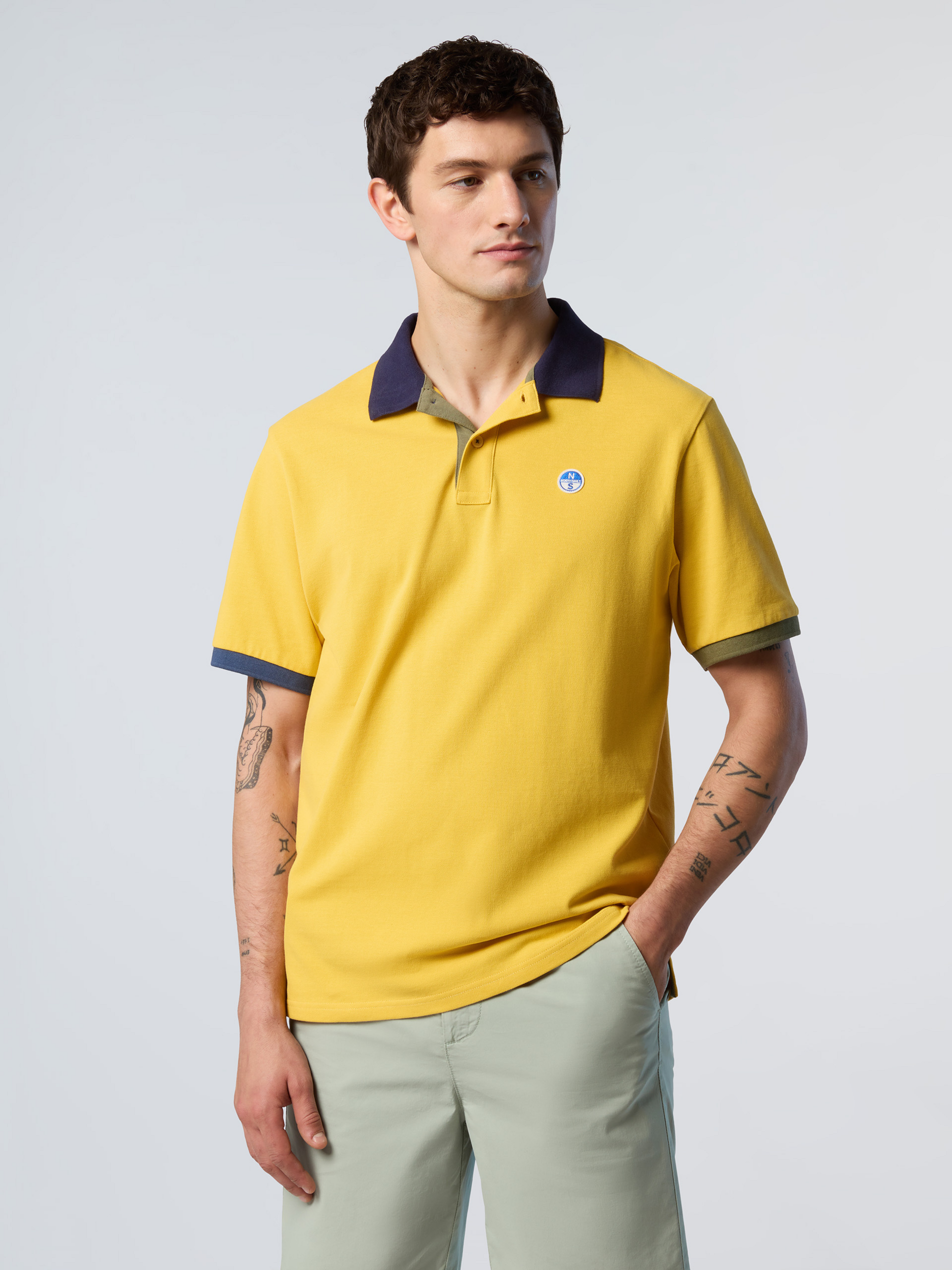 NORTH SAILS, North Sails Polo Shirt With Contrast Trims