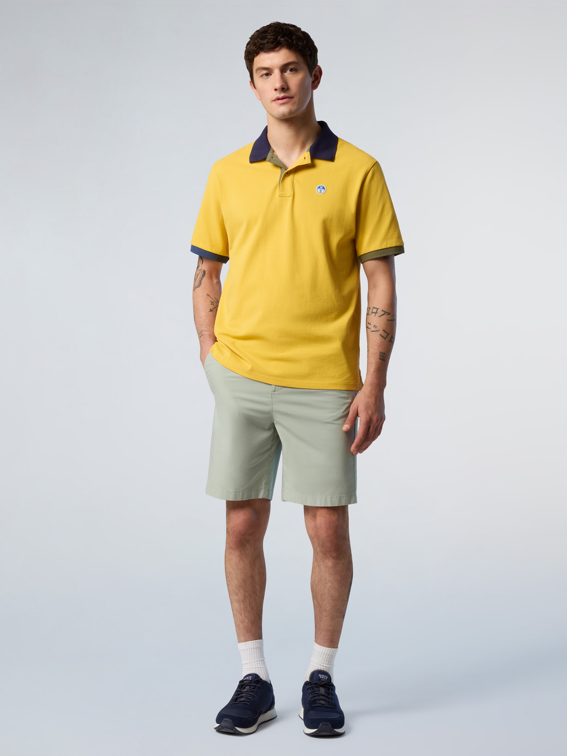 NORTH SAILS, North Sails Polo Shirt With Contrast Trims