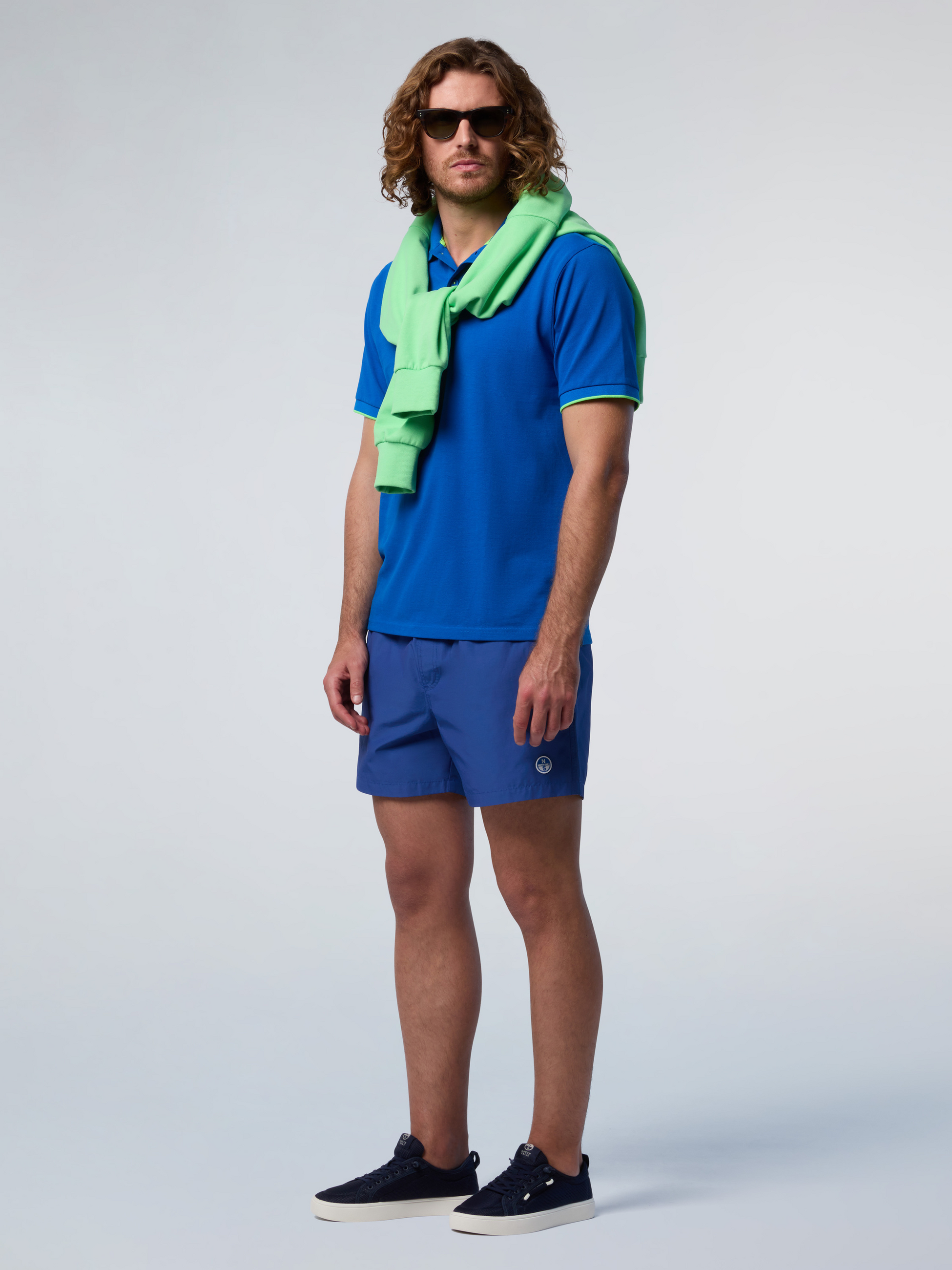 NORTH SAILS, North Sails Polo Shirt With Neon Logo