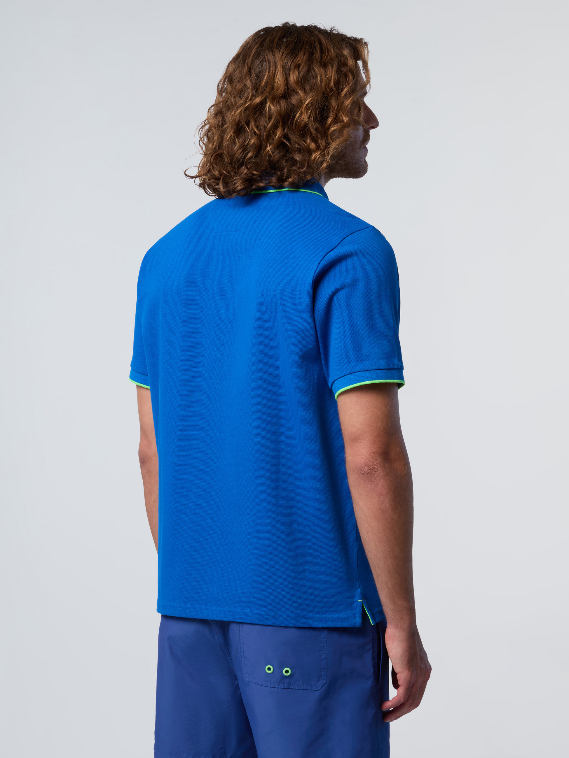 NORTH SAILS, North Sails Polo Shirt With Neon Logo