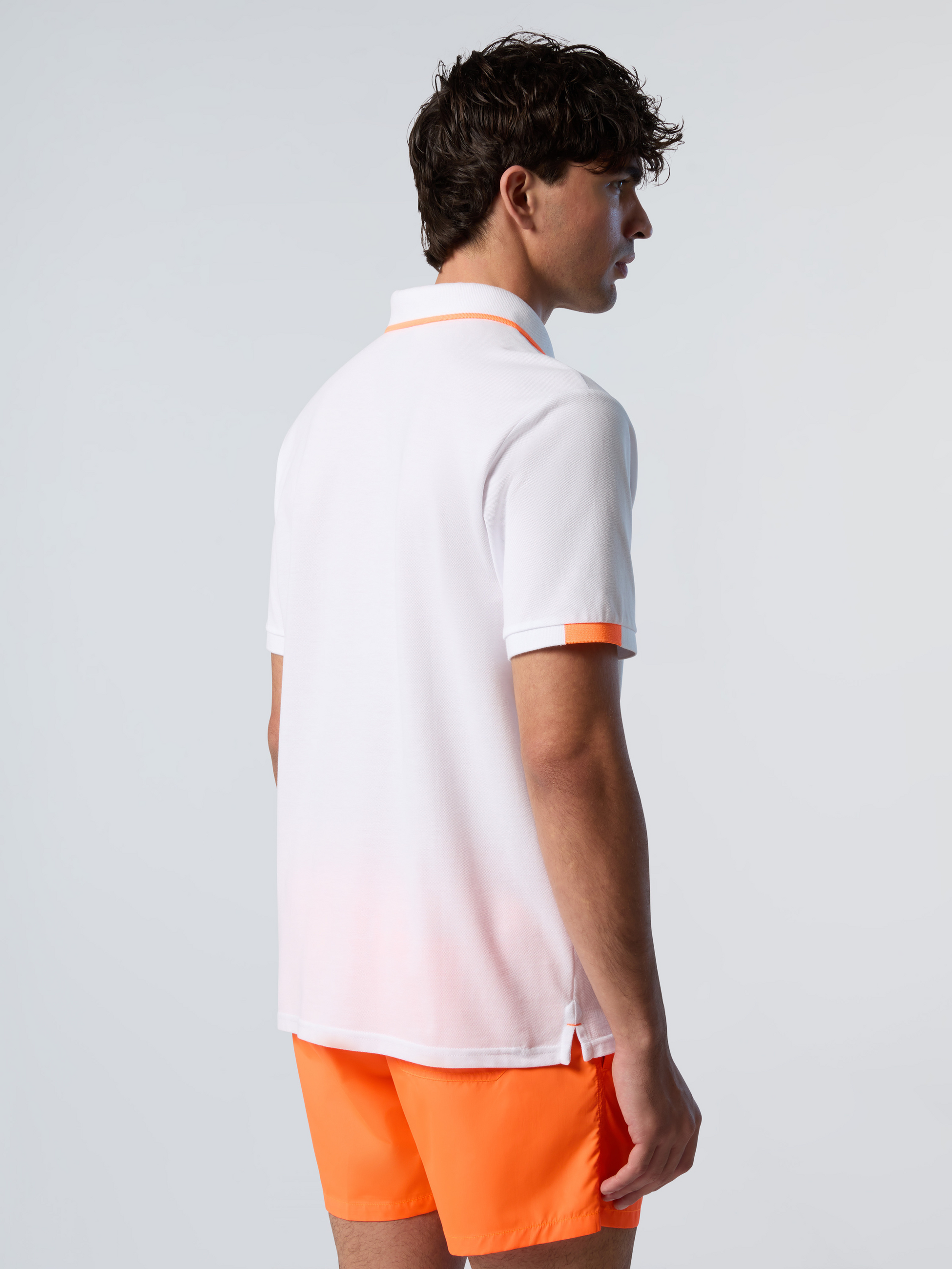 NORTH SAILS, North Sails Polo Shirt With Neon Logo