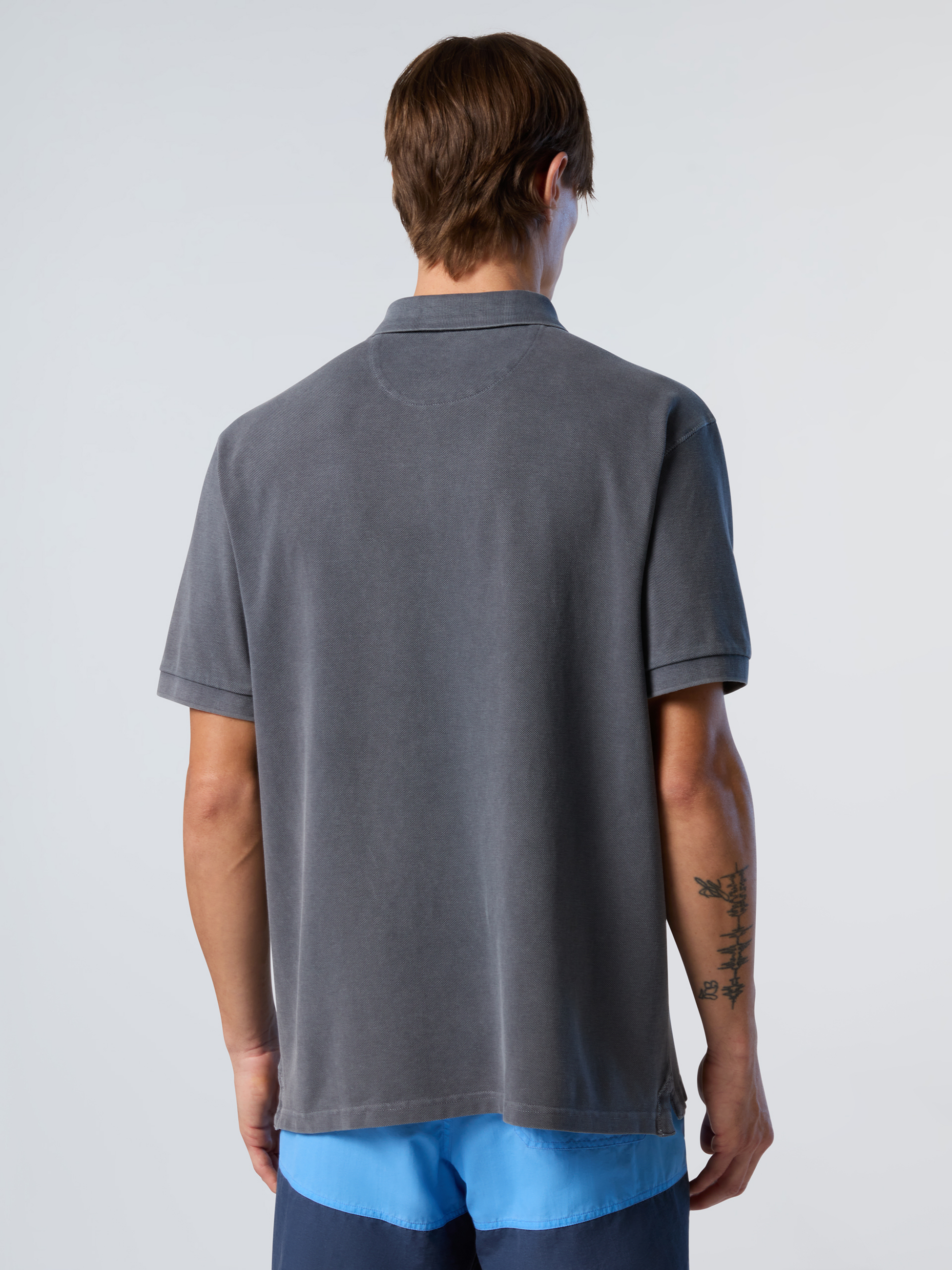 NORTH SAILS, North Sails Polo Shirt With Pigment-dyed Finish