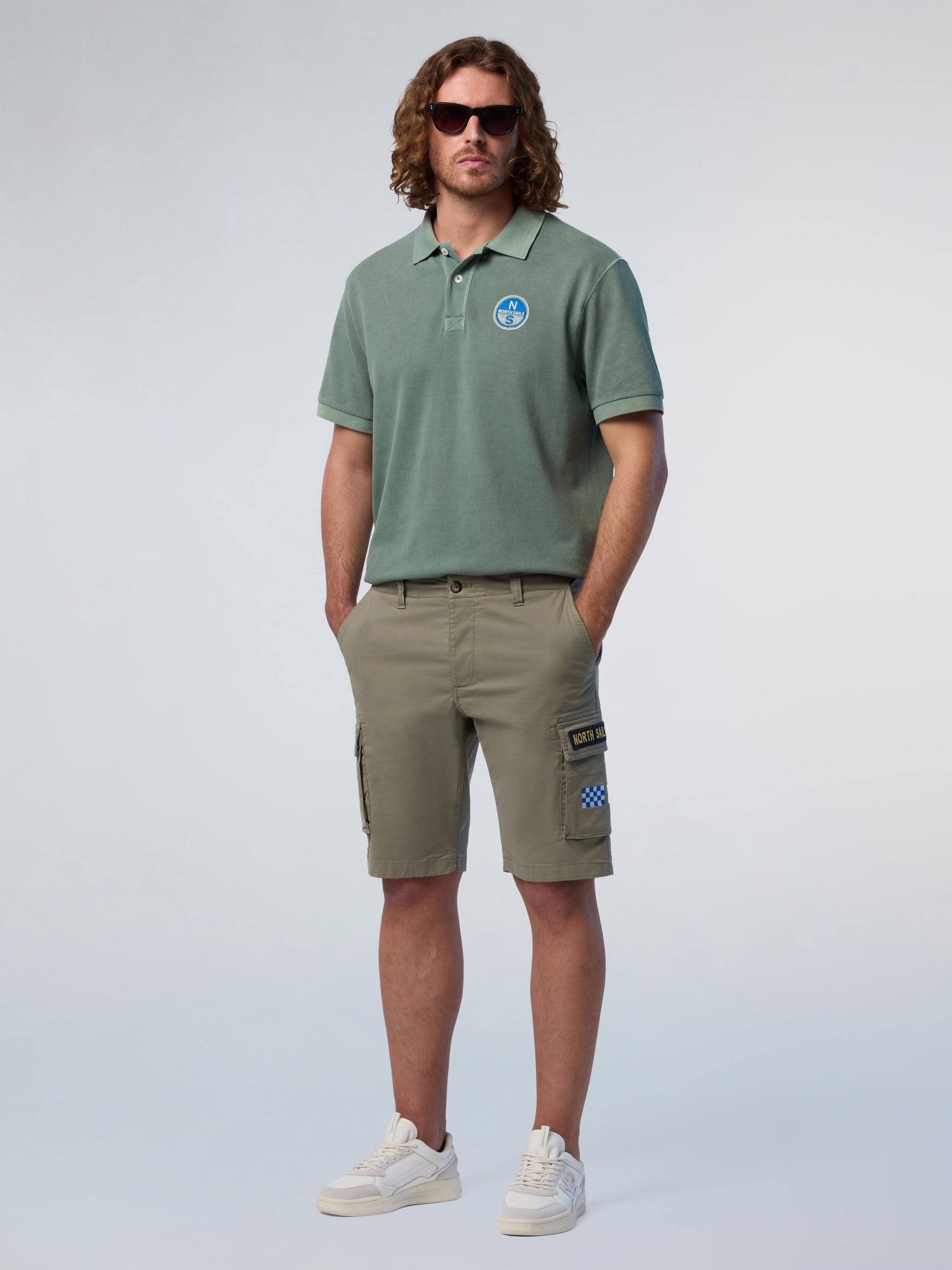 NORTH SAILS, North Sails Polo Shirt With Pigment-dyed Finish