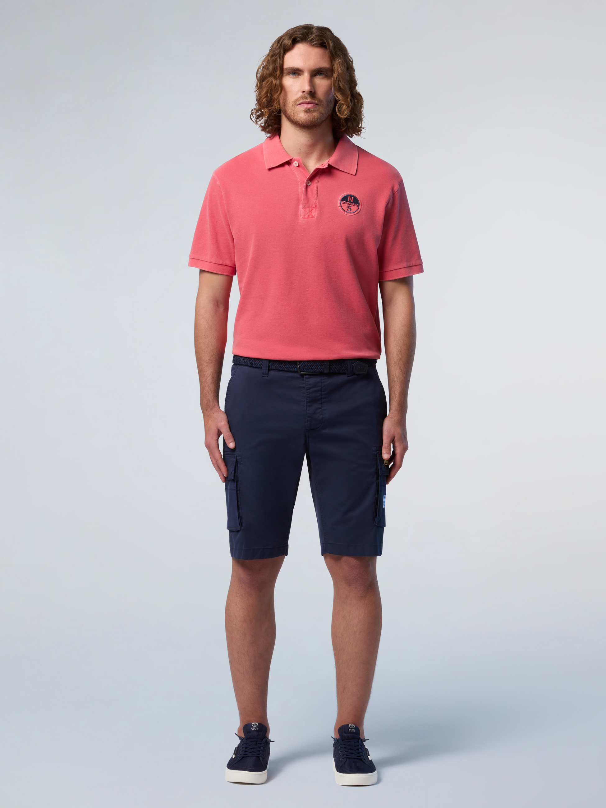NORTH SAILS, North Sails Polo Shirt With Pigment-dyed Finish